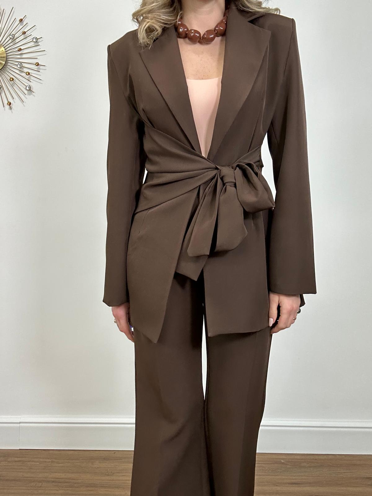 Tailleur 26012 (Blazer + Pantalone) Marrone