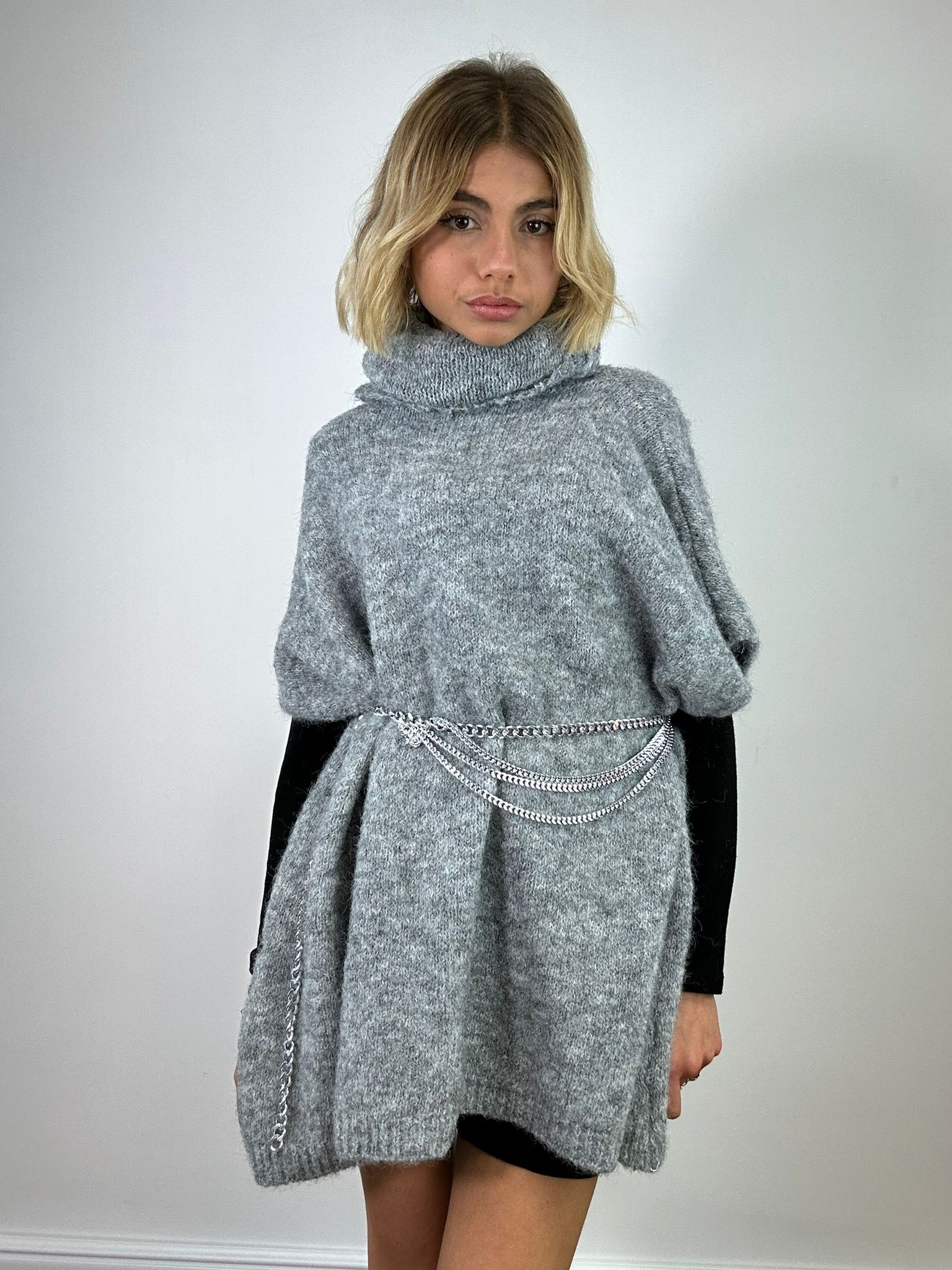 Maxi Maglione 3028 - Grigio