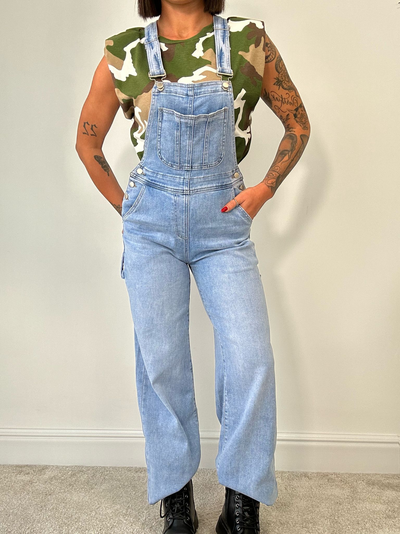 Salopette Denim - Lavaggio Chiaro