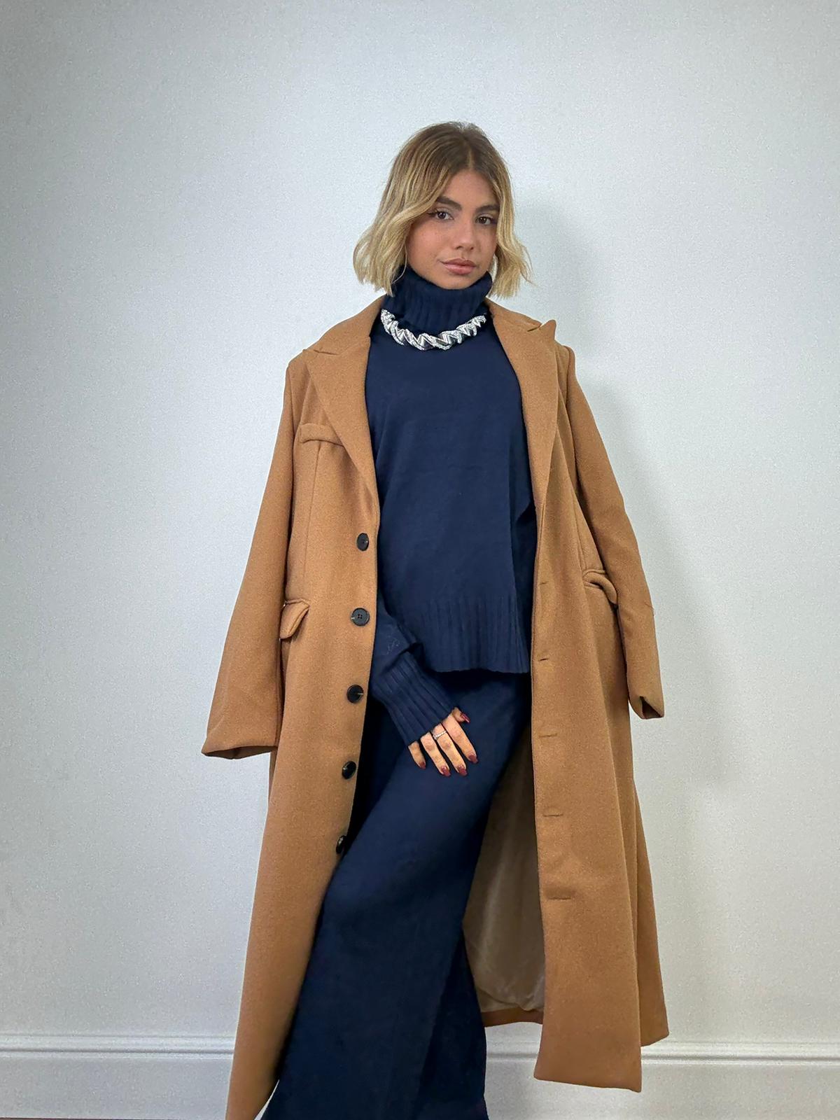 Coordinato AL016B (Maglione + Pantalone) Blu