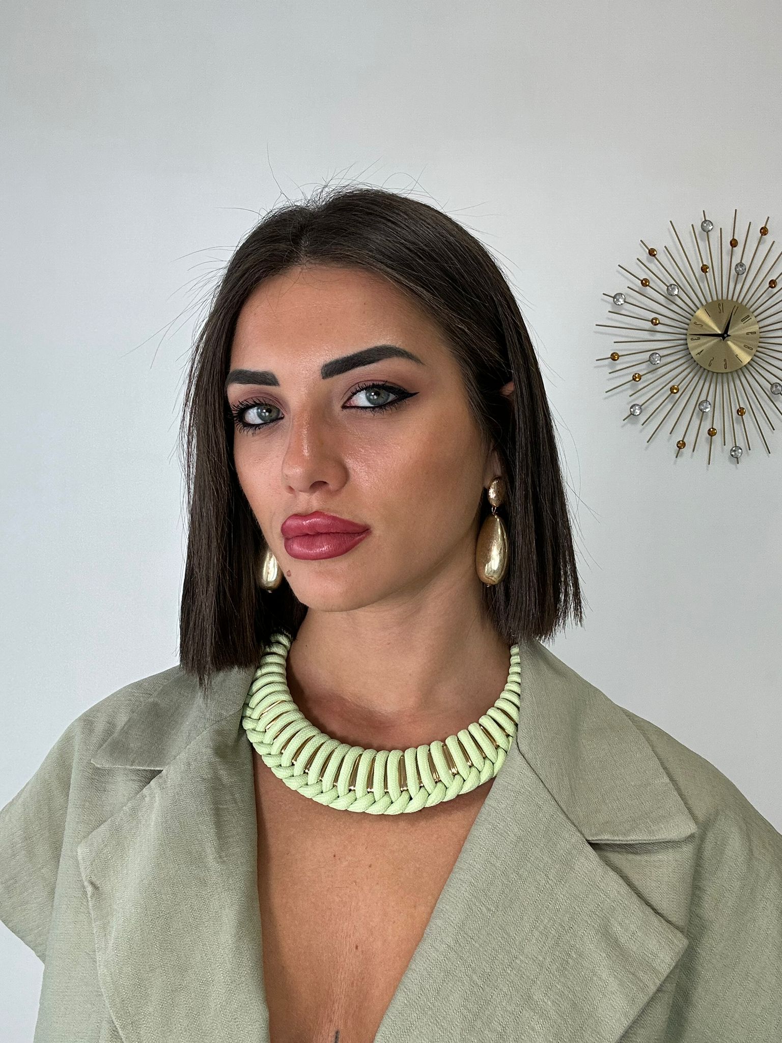 Collana girocollo - Verde