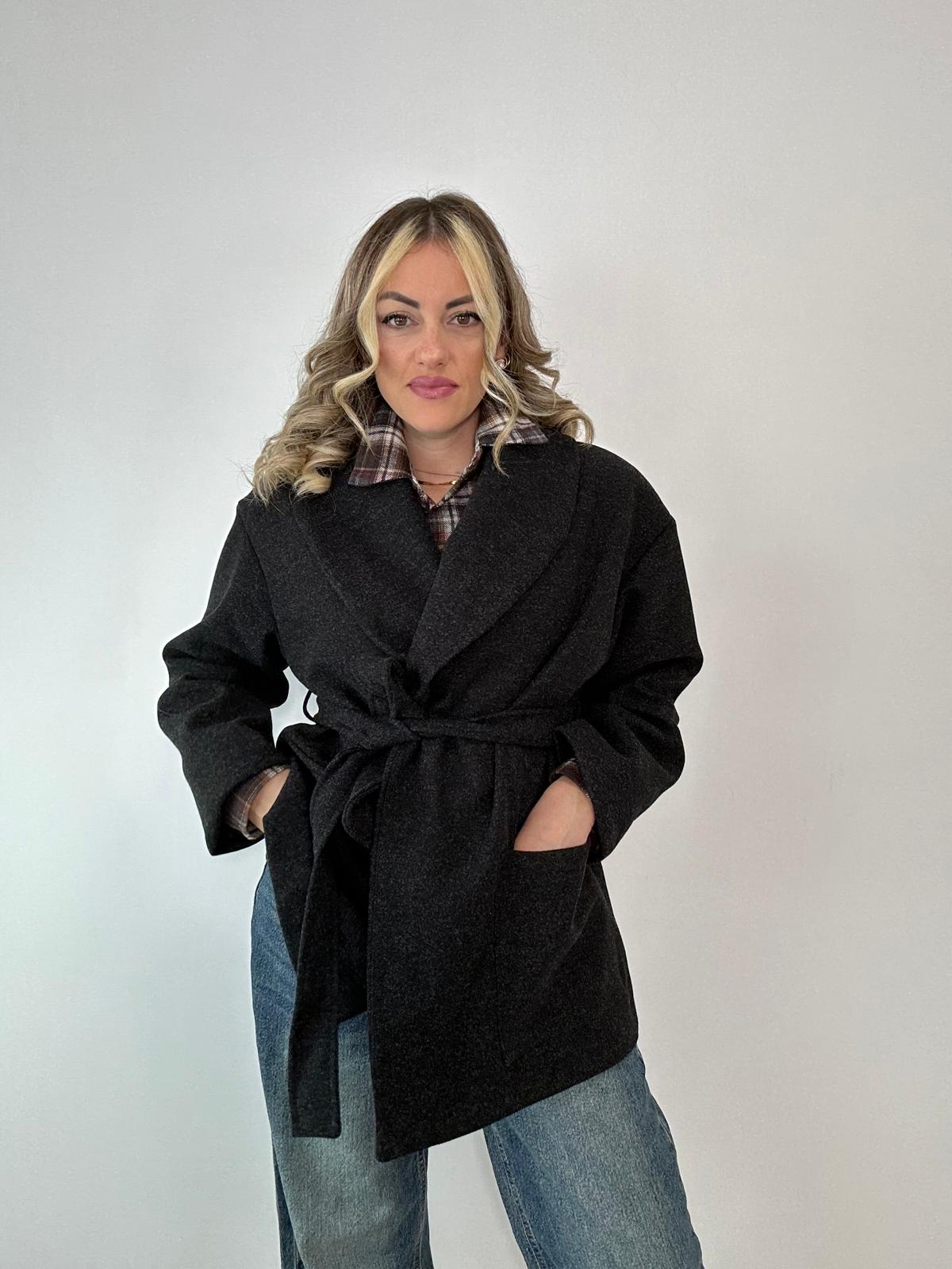 Cappotto M11146 - Grigio Scuro