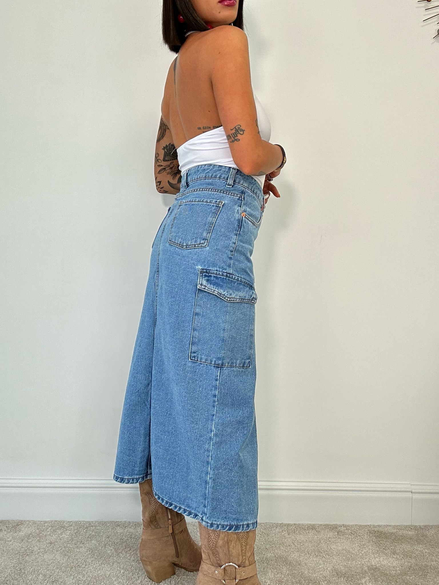 Jeansrock – Helle Waschung