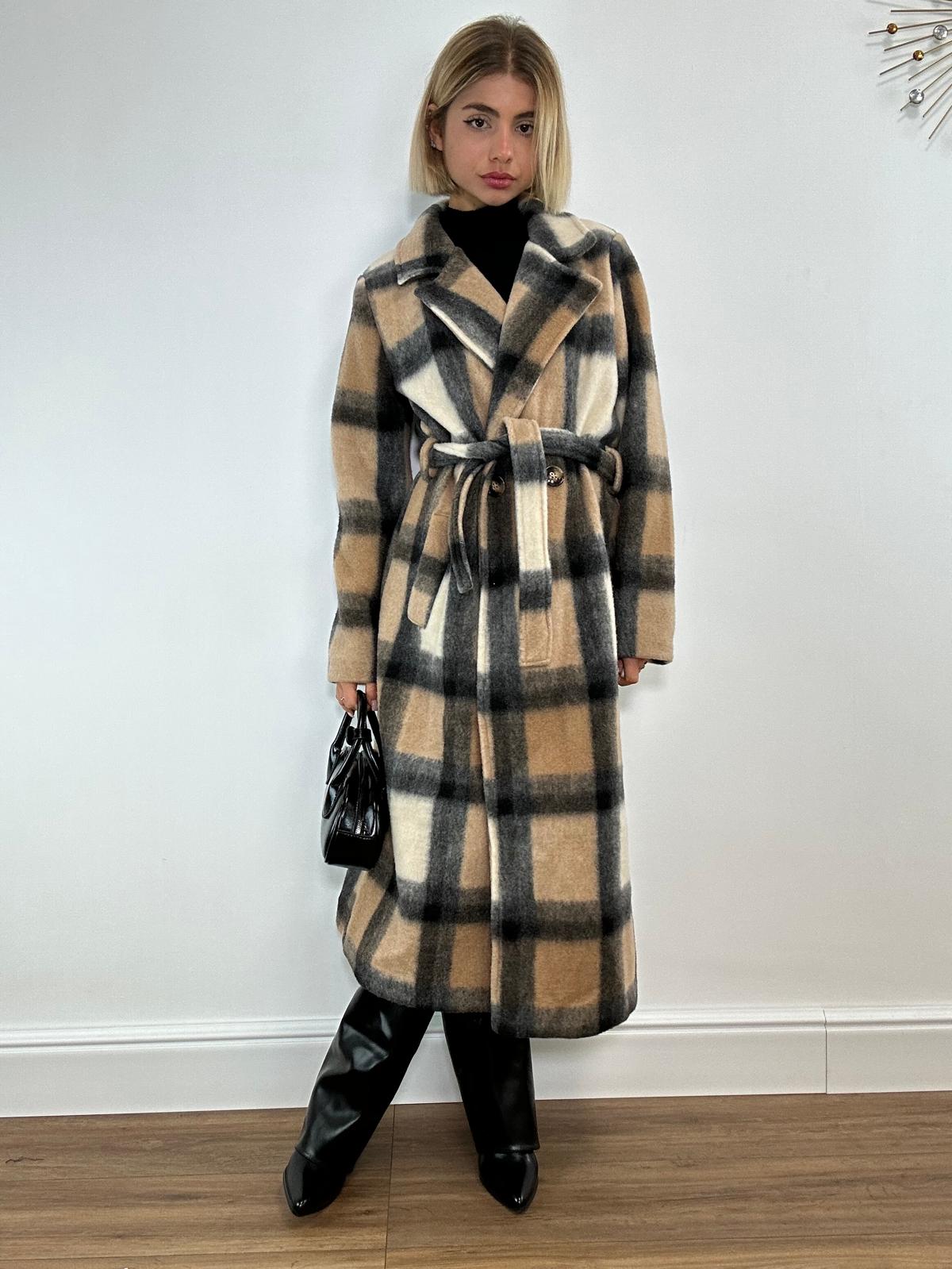 Cappotto IN683507 - Panna e Beige