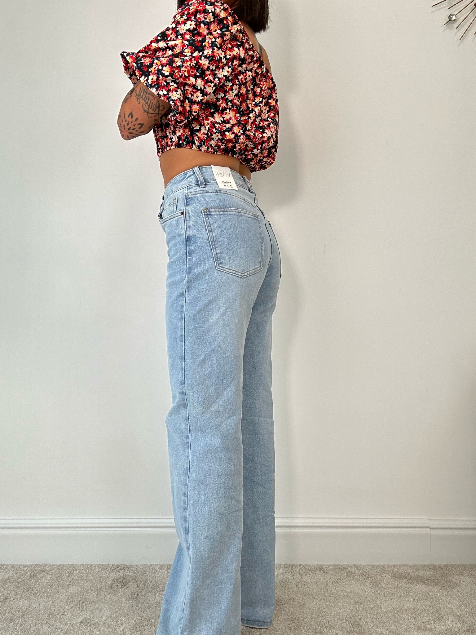 Jeans Wide Leg - Lavaggio Chiaro