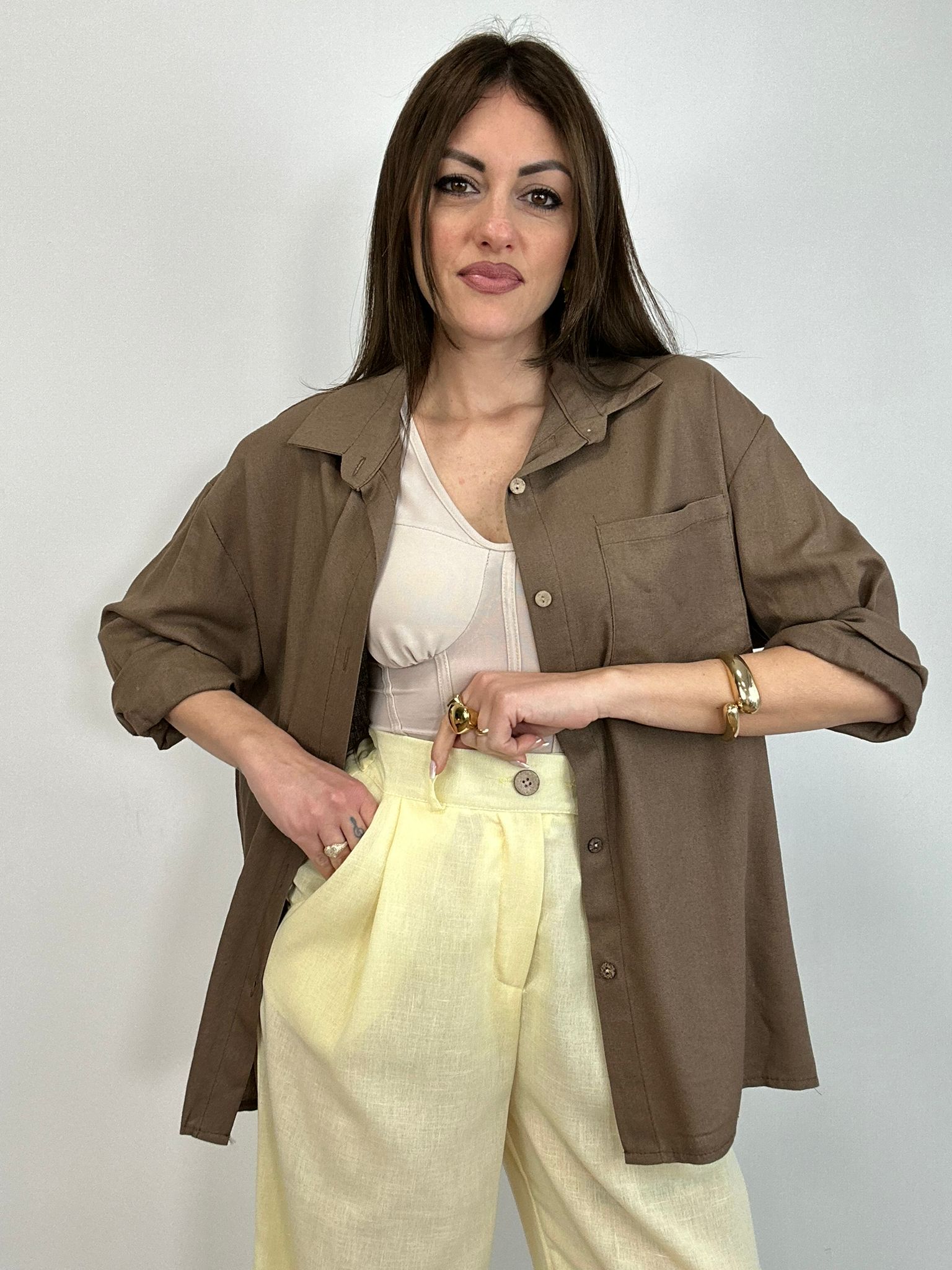 Camicia 2437 - Marrone