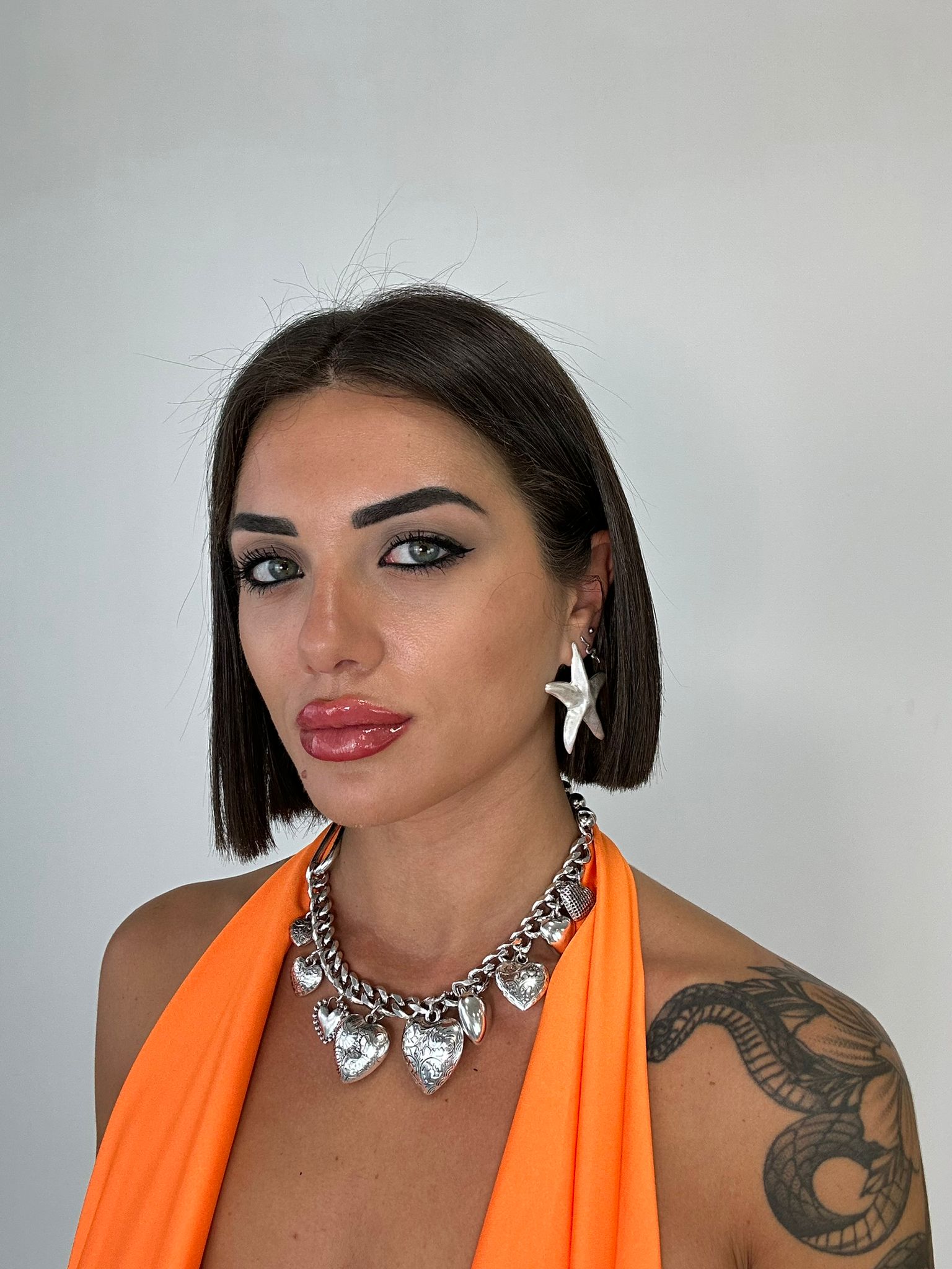 Orecchini stella marina - Argento
