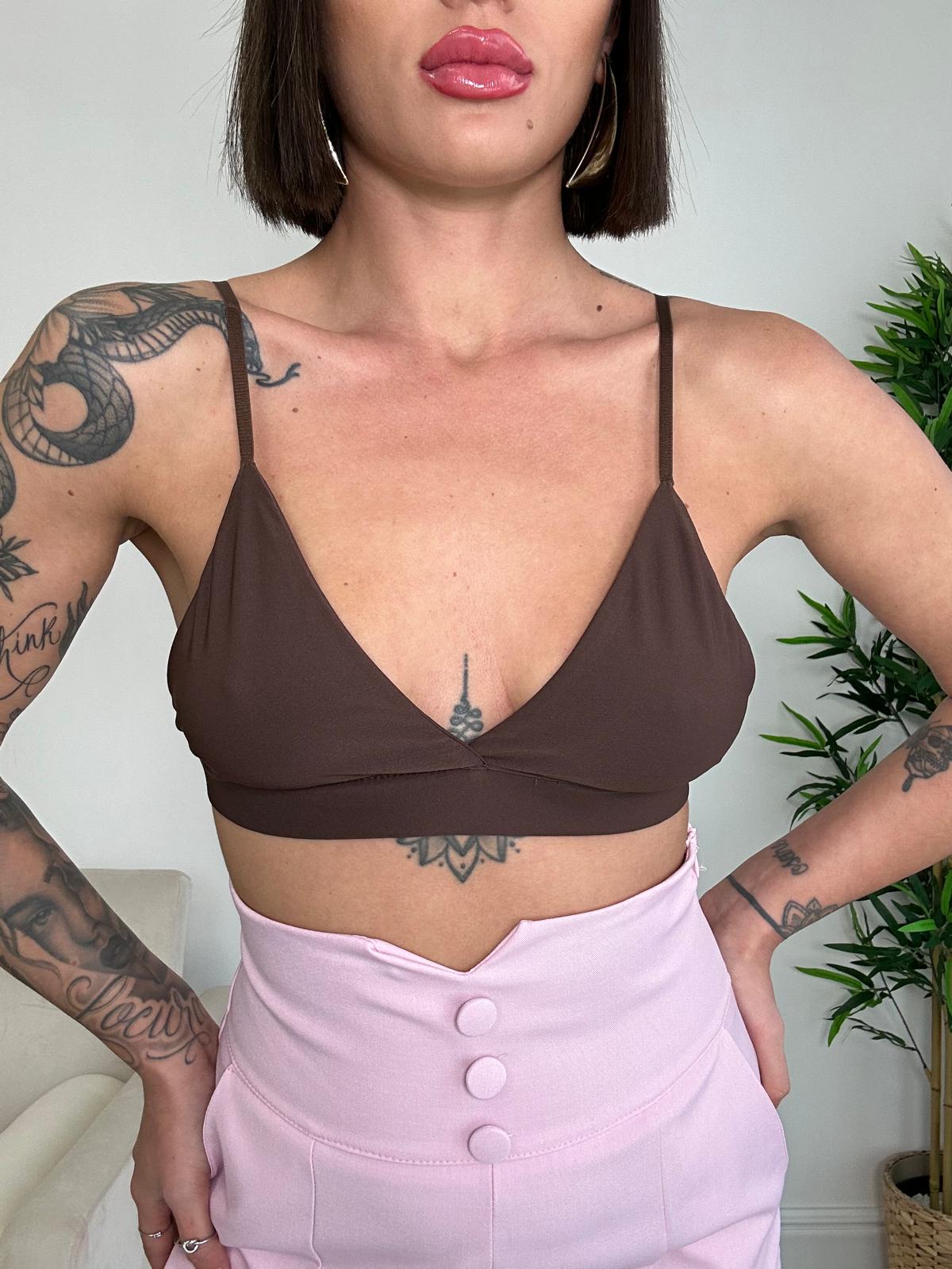 Bralette - Marron