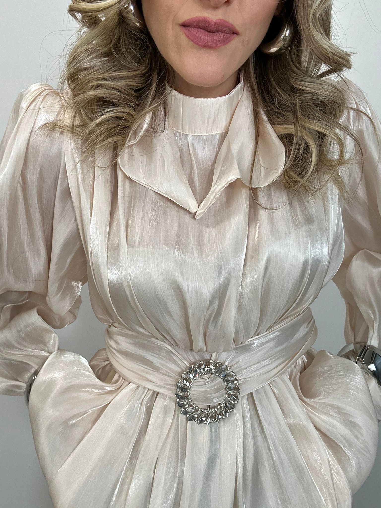 Camicia Satin 56103 - Ecrù