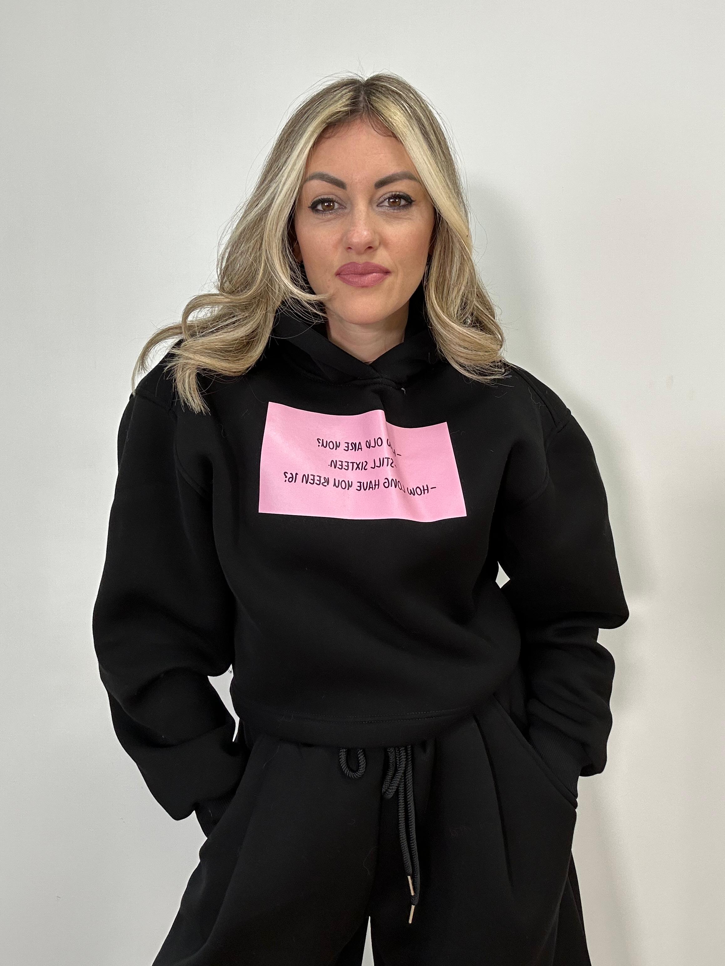 Felpa 2685F-01 - Nero