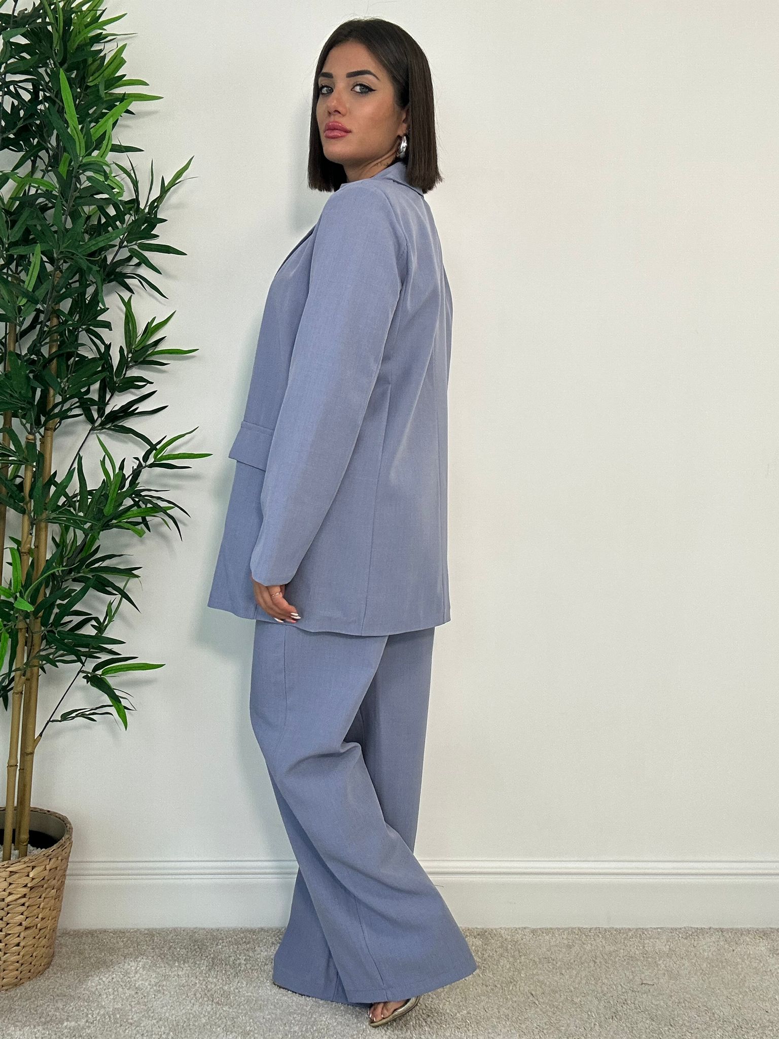 Tailleur Malaga (Blazer Doppio Petto + Pantalone) Denim