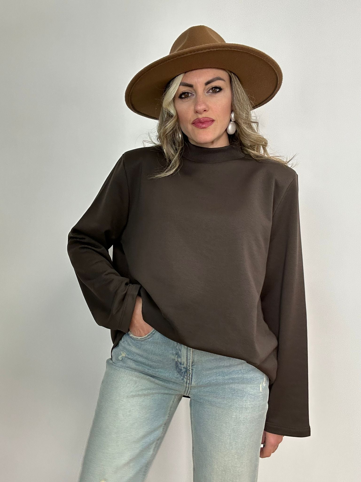 Felpa 3236 - Marrone