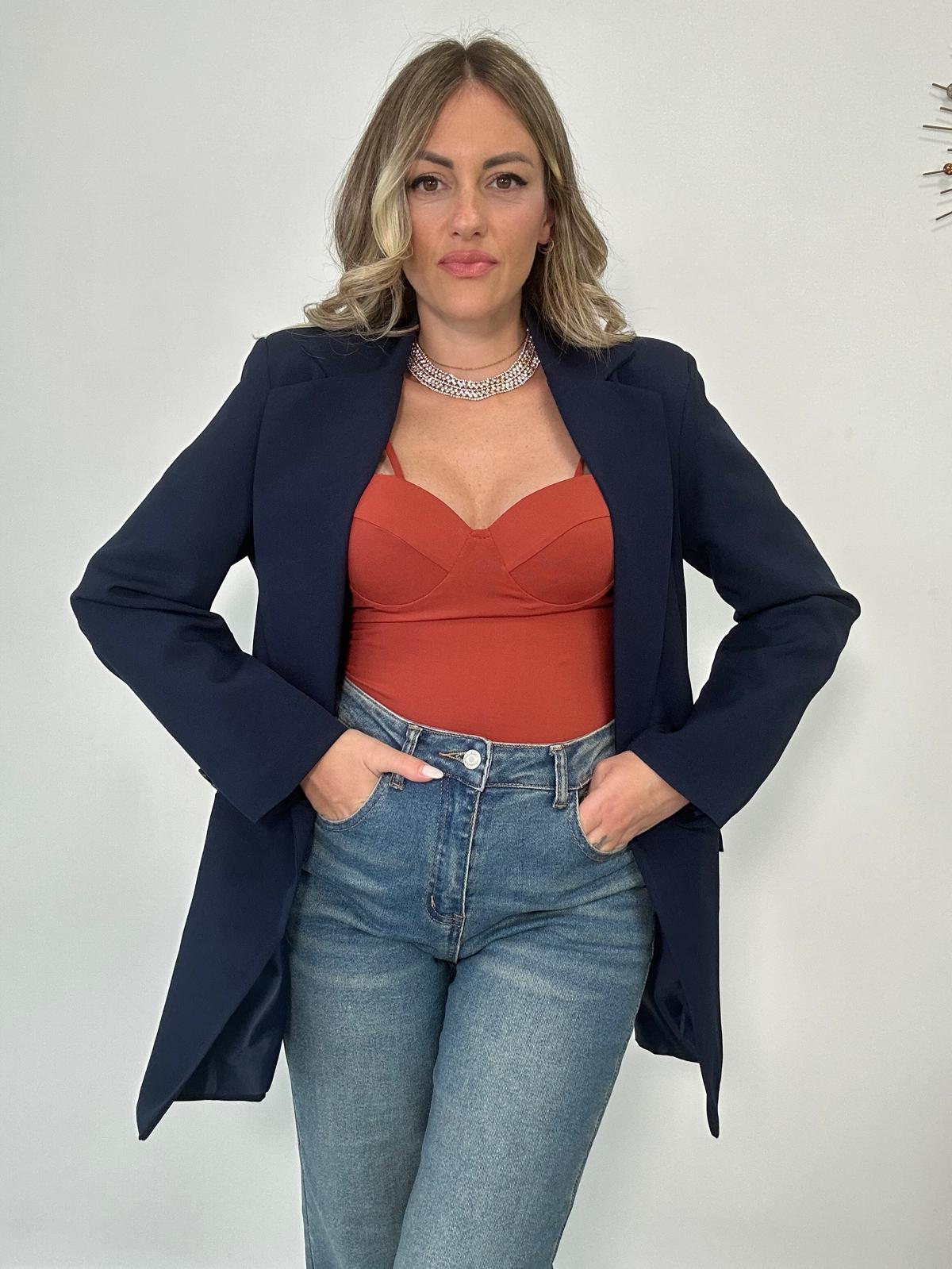 Blazer doppio bottone - Blu