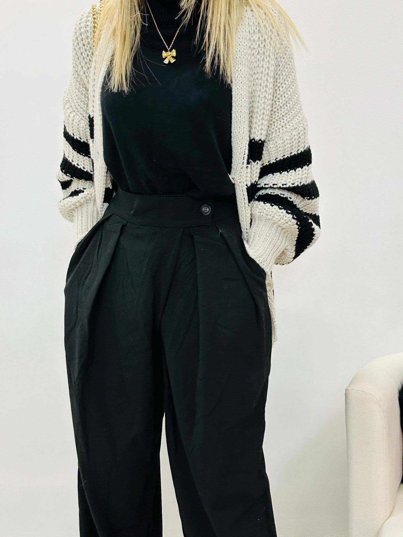Pantalone Enna - Nero -