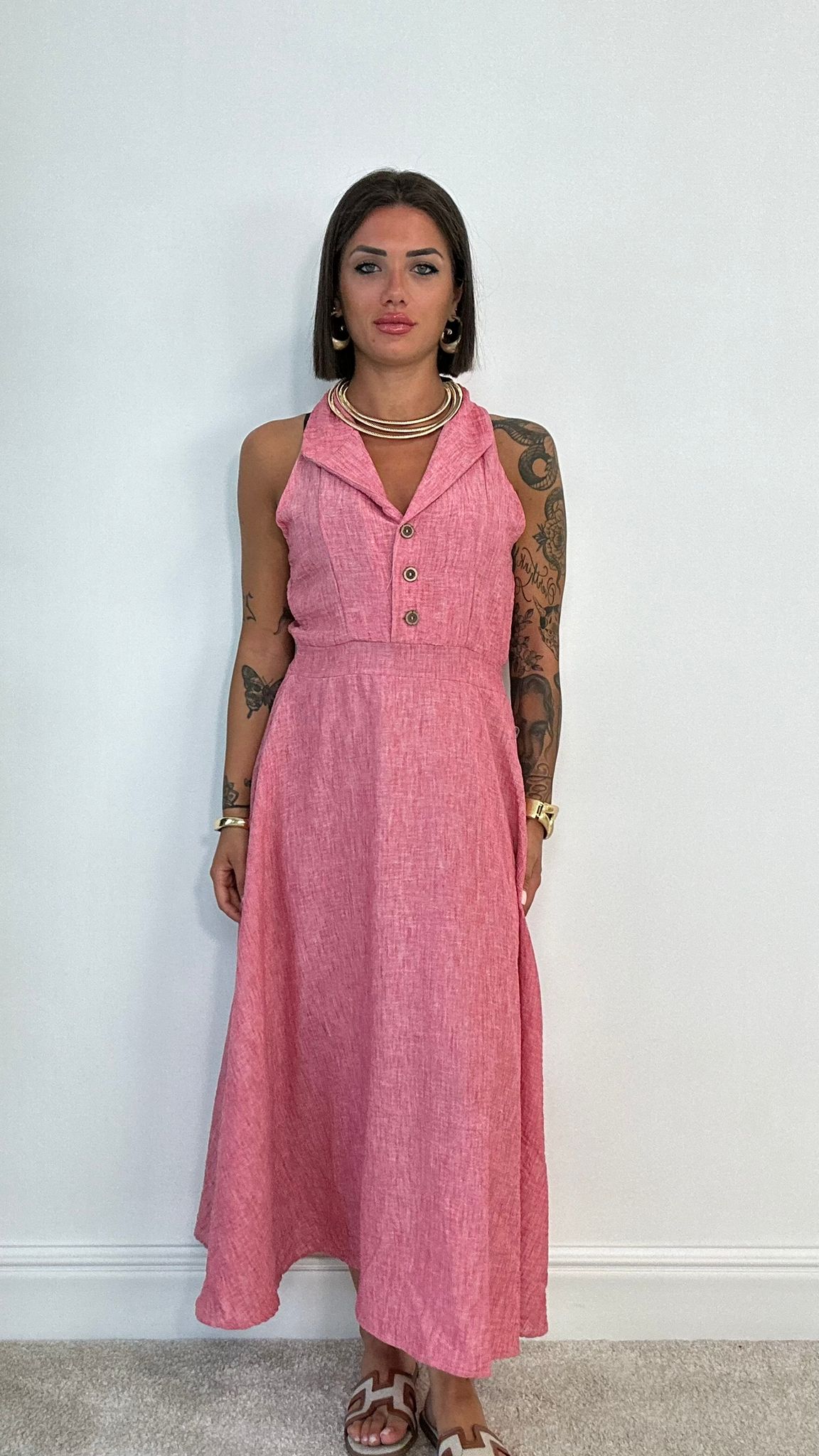Abito Marika - Rosa Scuro