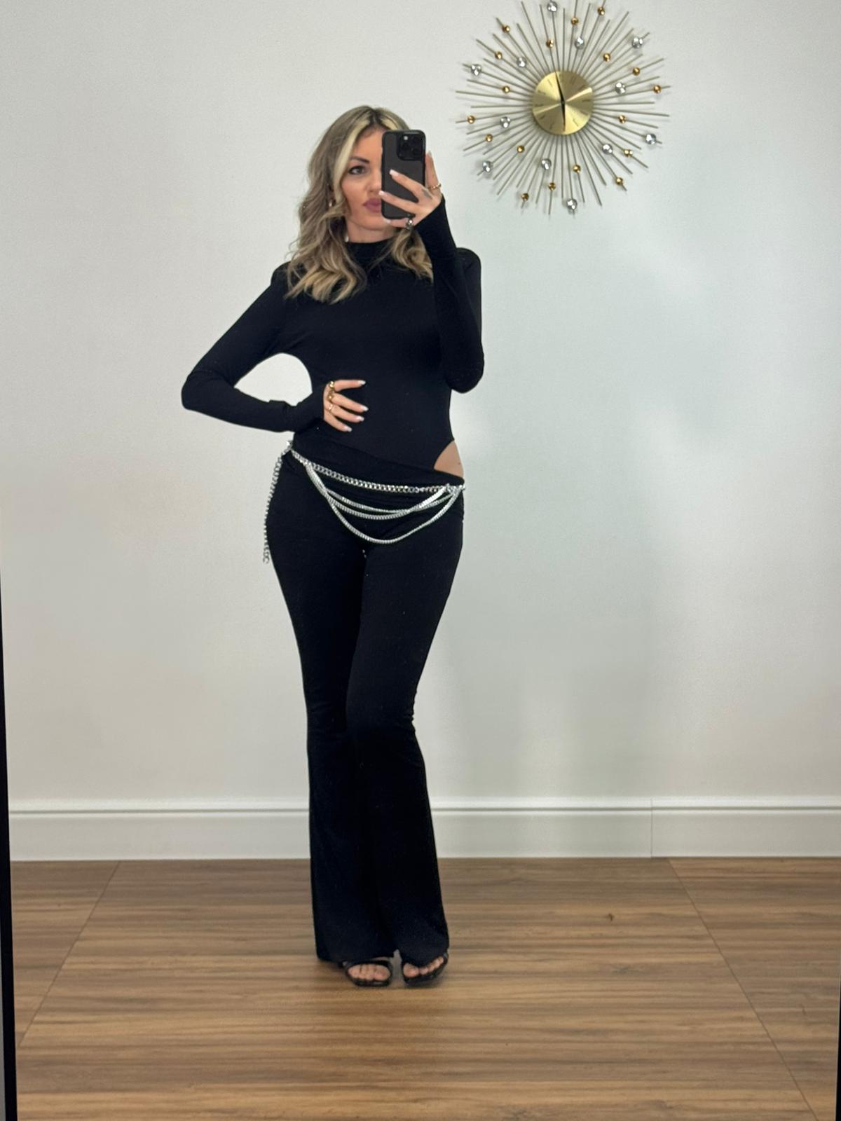 Tuta jumpsuit 10857- Nero