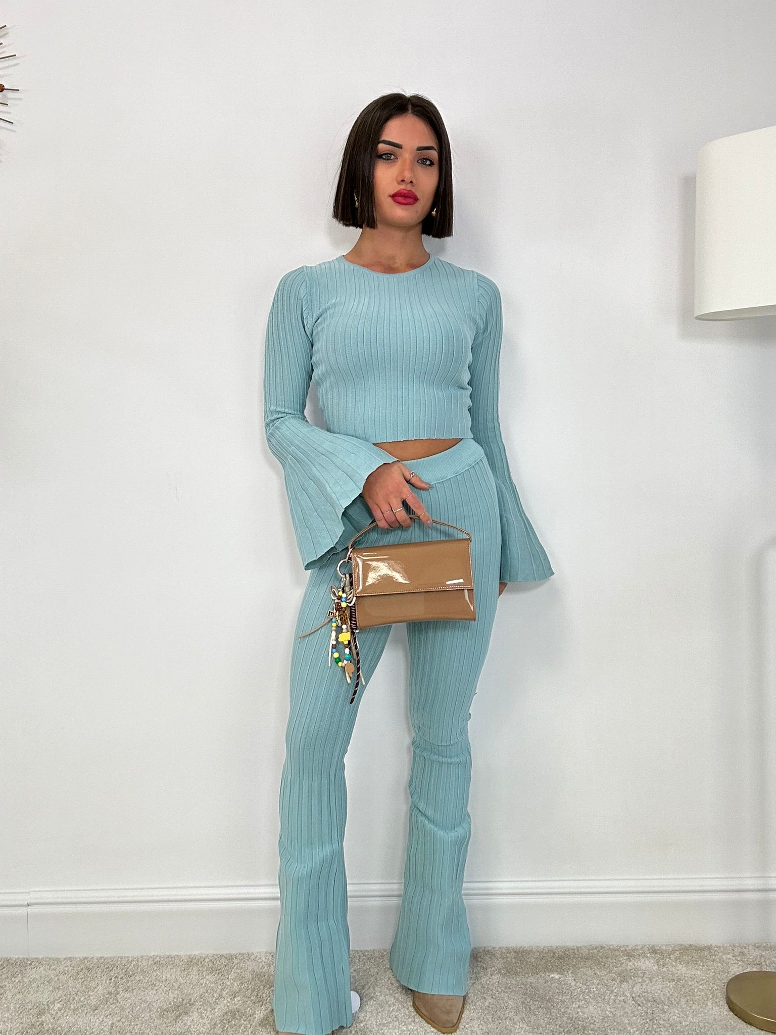 Coordinato Siviglia (Maglioncino + Pantalone) Verde Menta