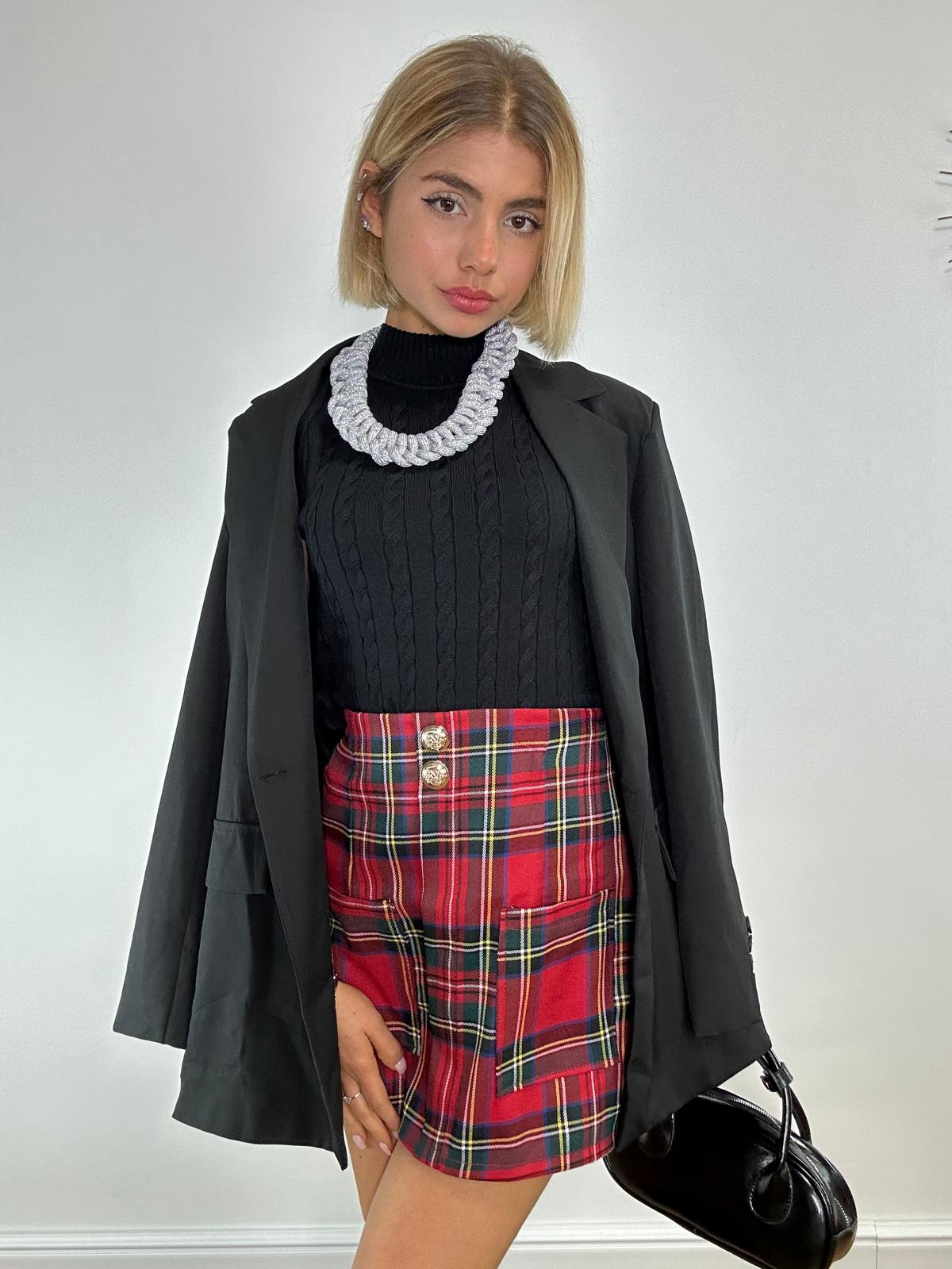 Gonna Tartan 30744 - Rosso