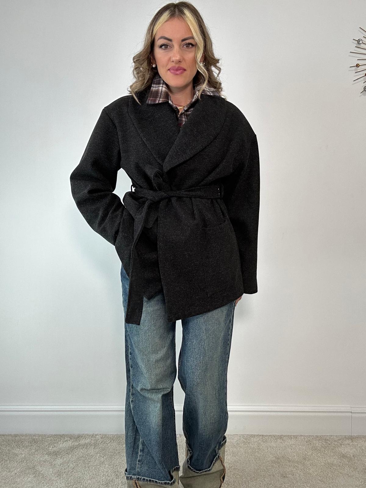 Cappotto M11146 - Grigio Scuro