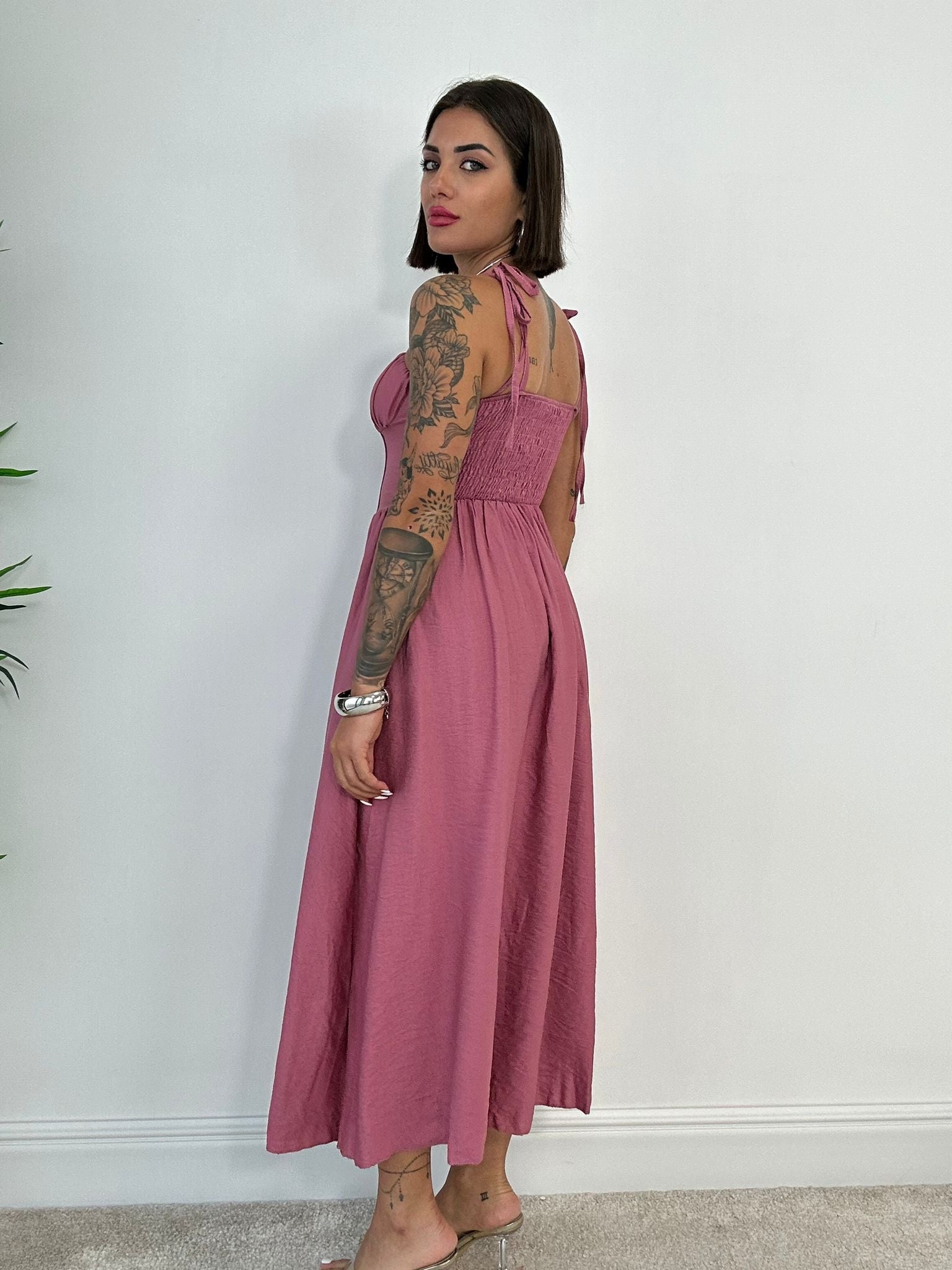 Abito Milena - Rosa Scuro