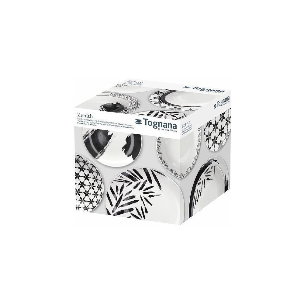 SERVIZIO PIATTO CERAMICA 18pz ZENITH MADISON