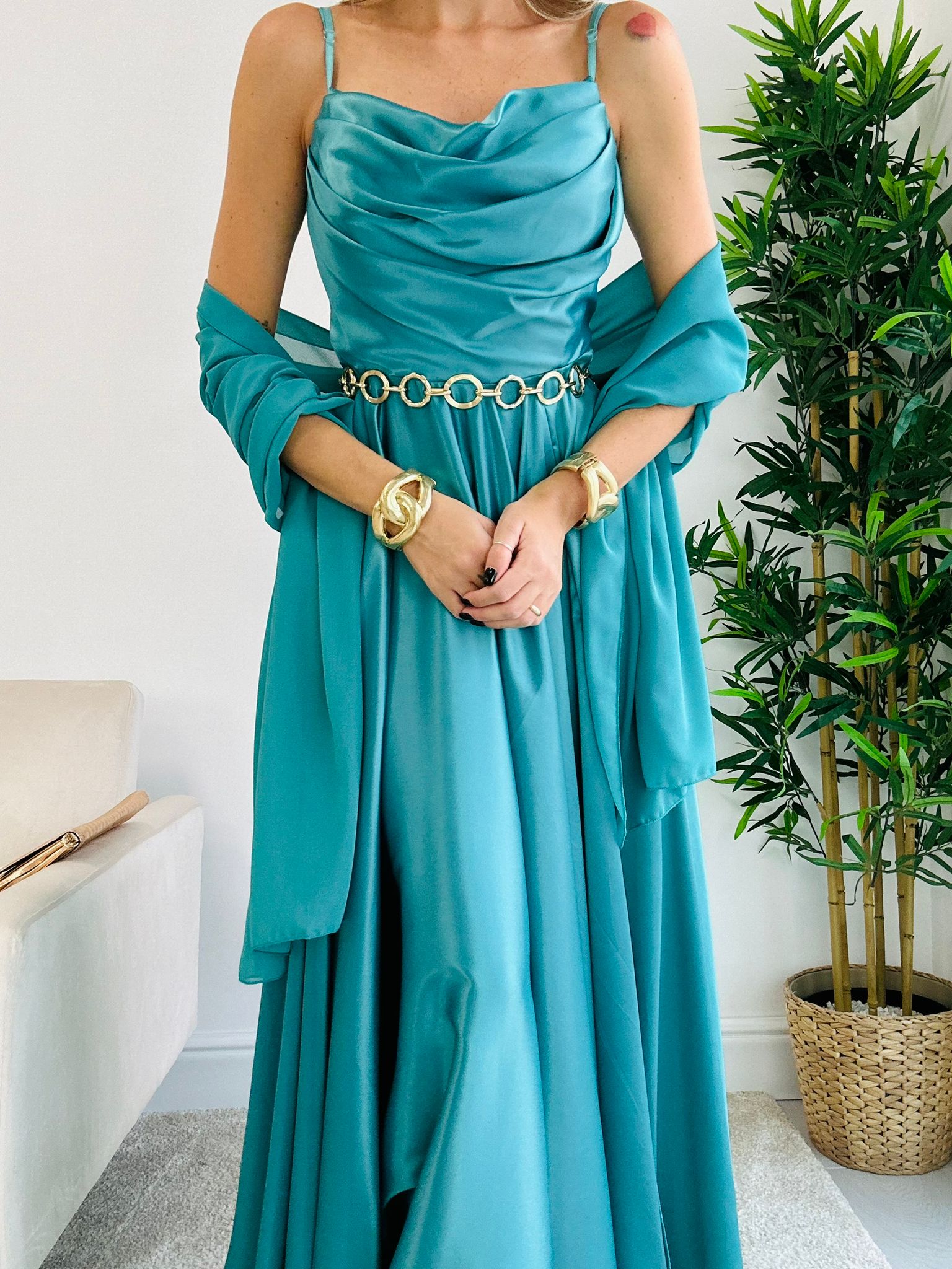 Robe Andromède - Turquoise