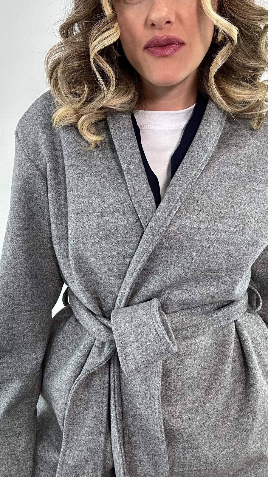 Cappotto 6758 - Grigio Chiaro
