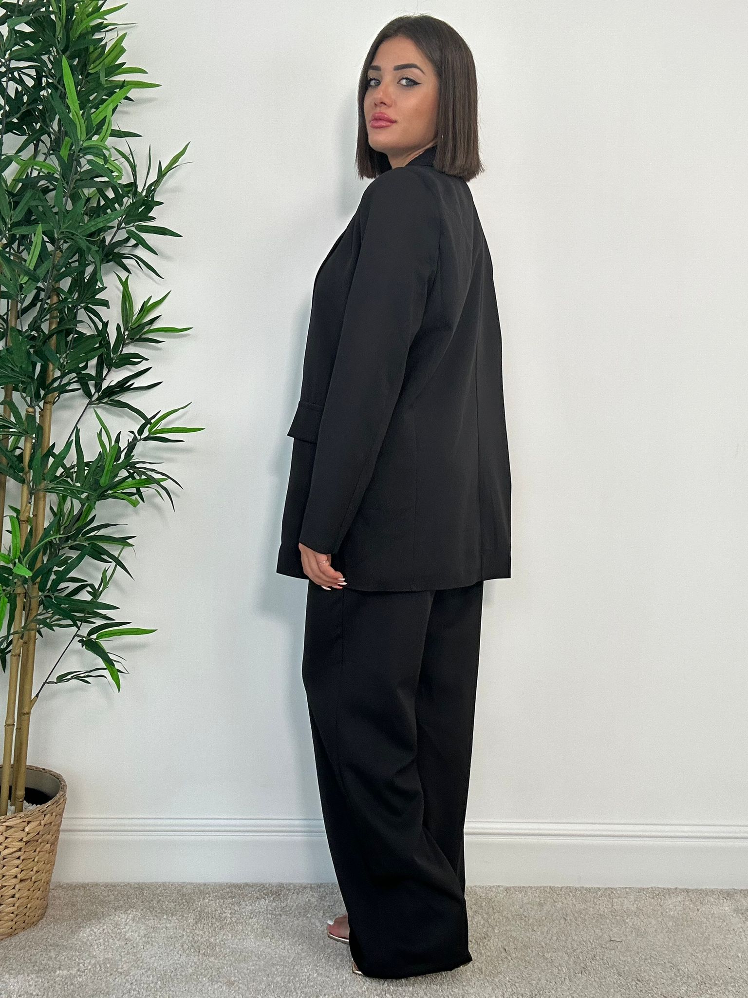 Tailleur Malaga (Blazer Doppio Petto + Pantalone) Nero