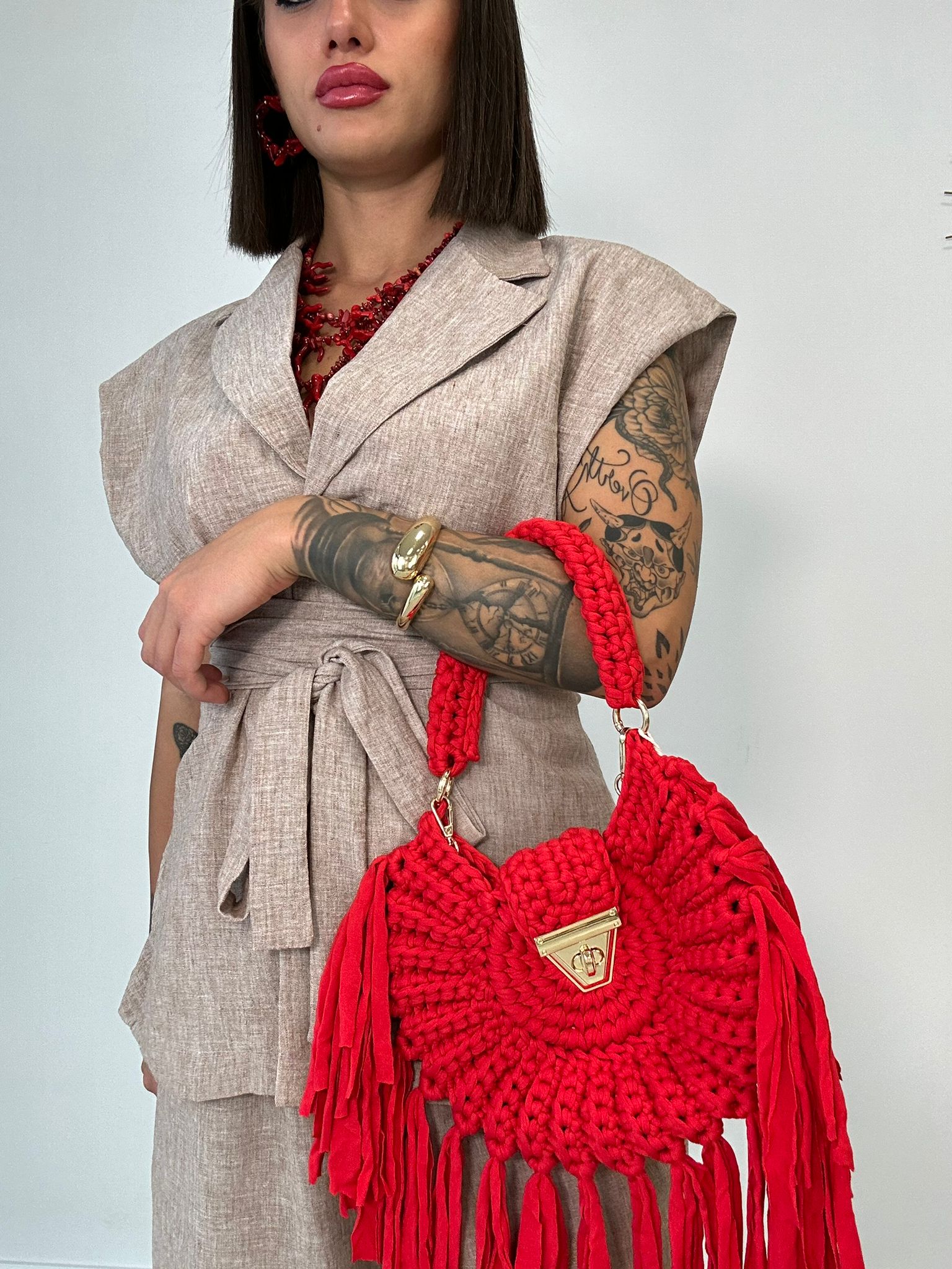 Nancy Tasche - Rot