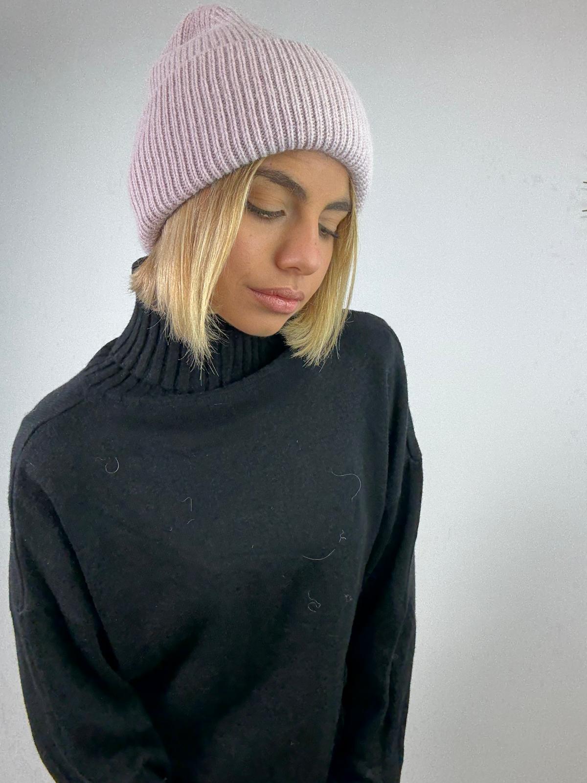 Cappello a Costine - Rosa