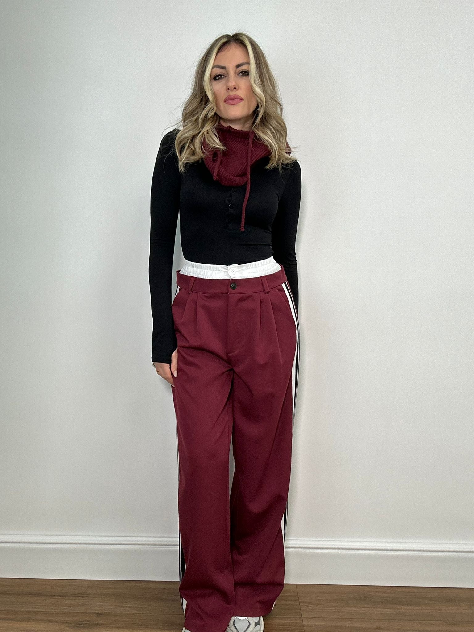 Pantalone 6081 -3 - Bordeaux