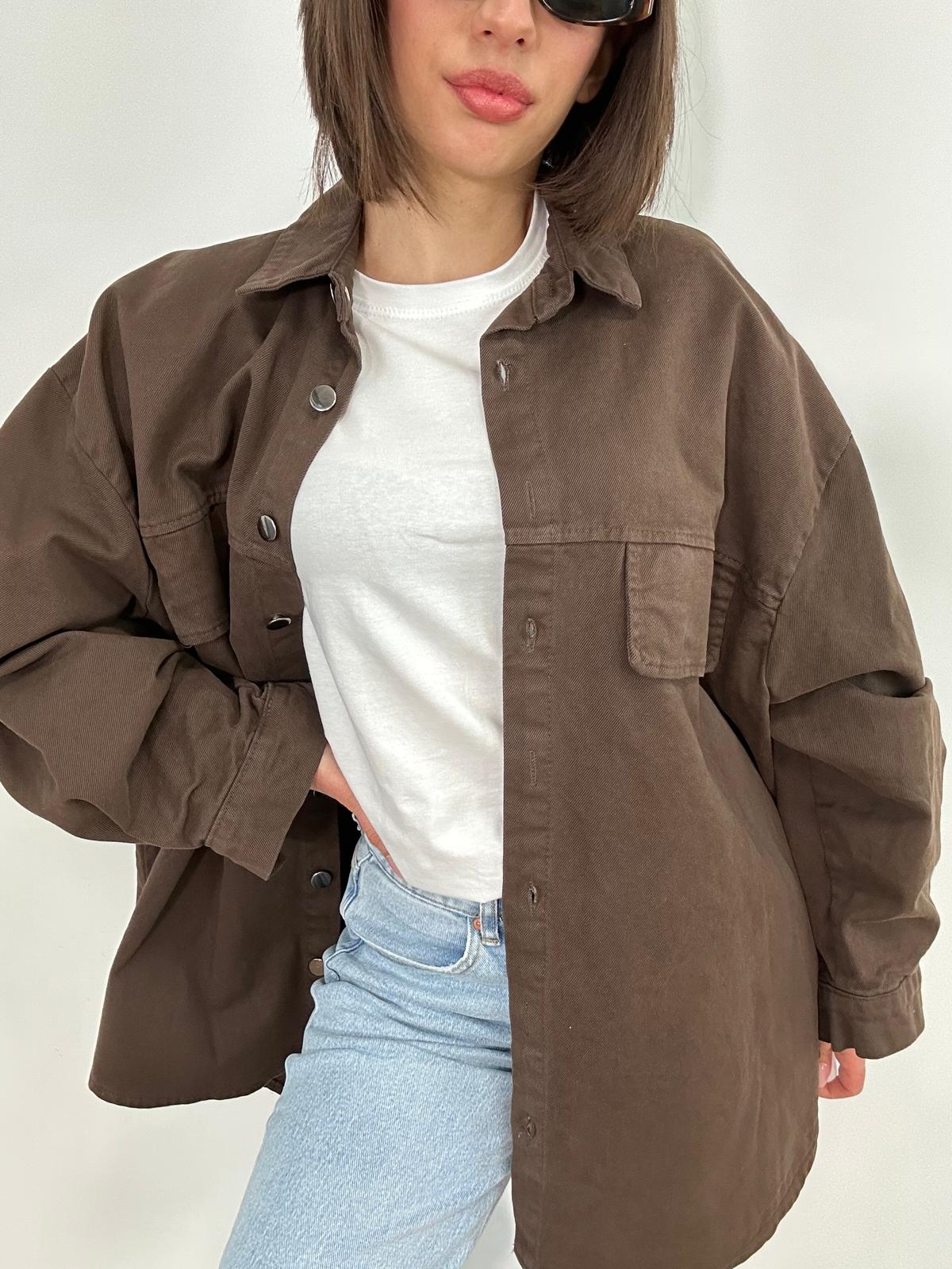 Giacca Over - Marrone