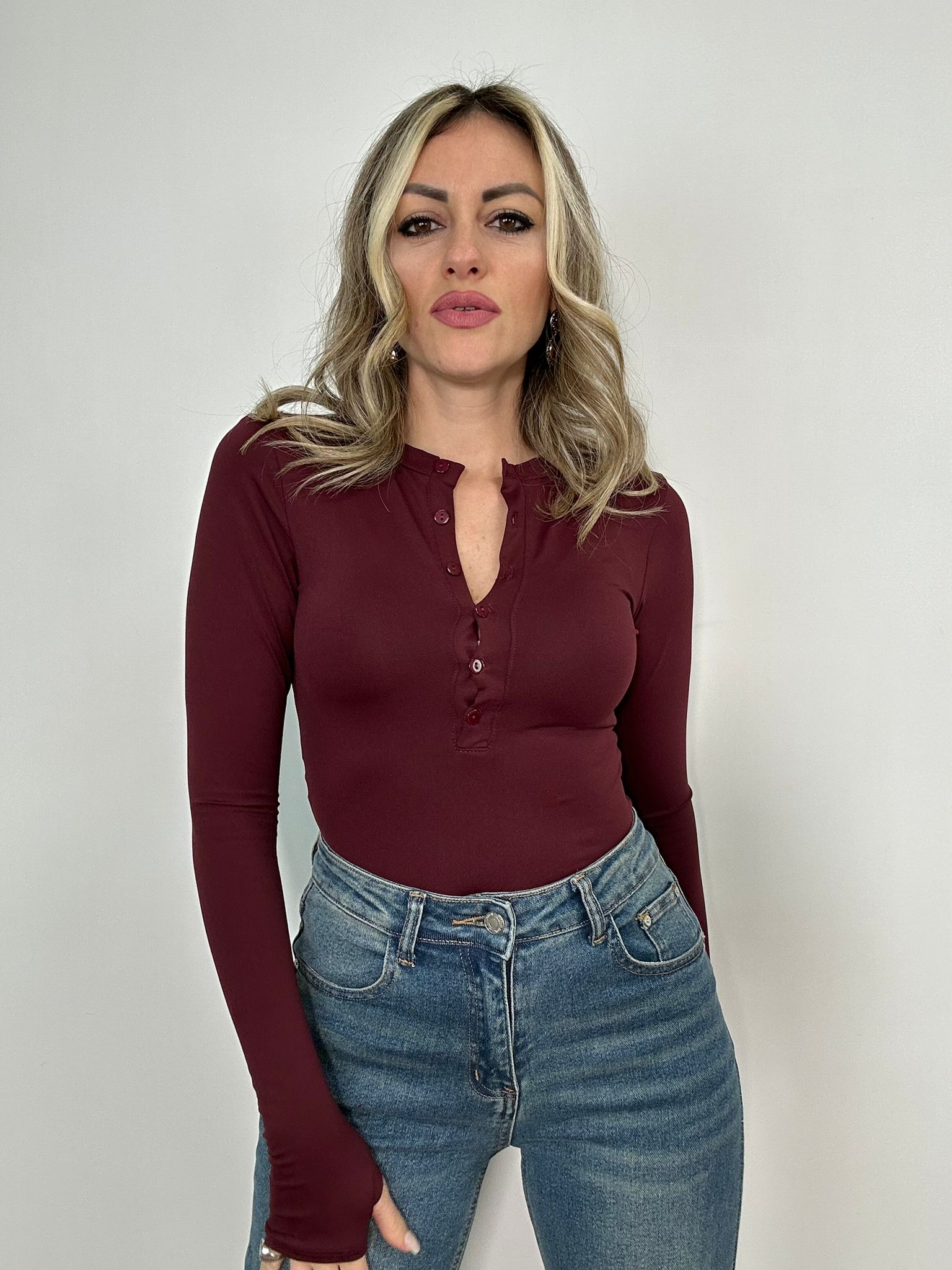 Maglia 144741 - Bordeaux*