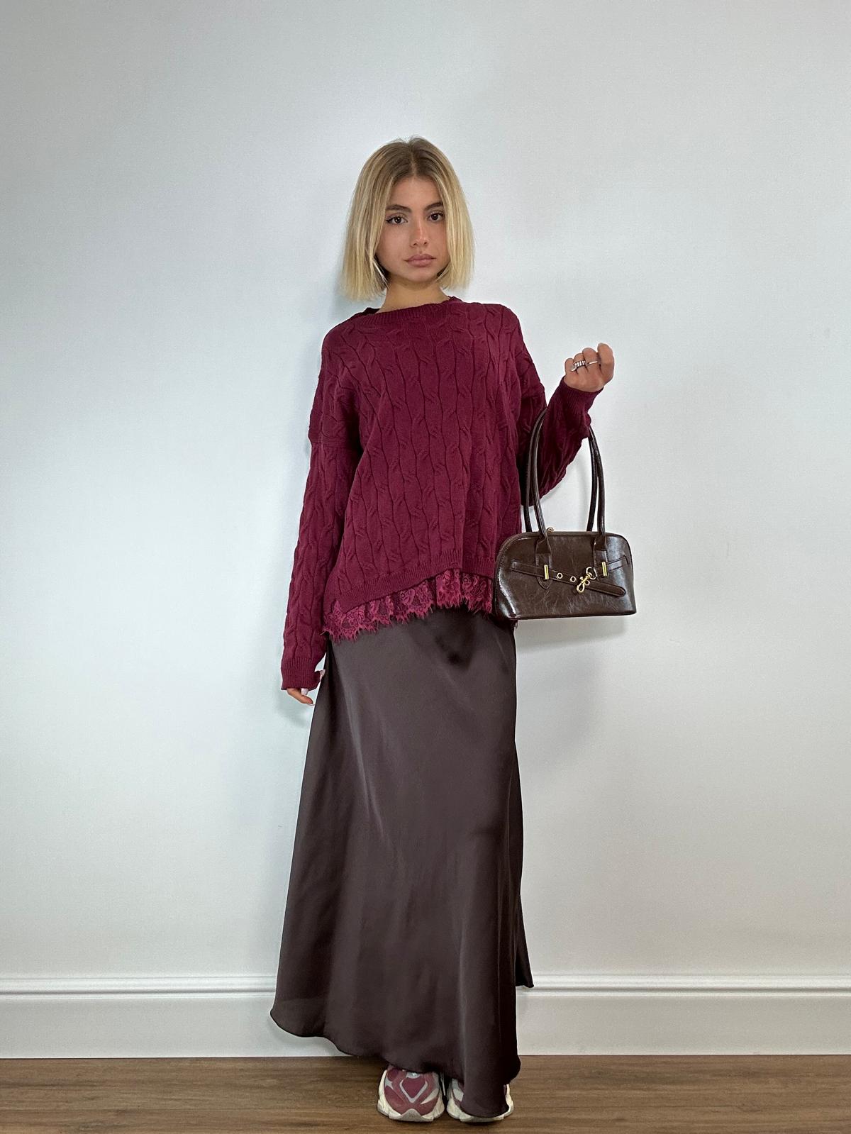 Maglione 25895 - Bordeaux