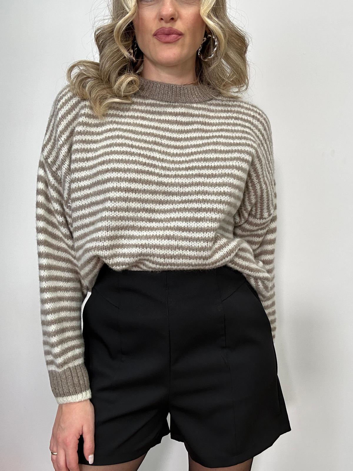 Maglione A3279 - Tortora