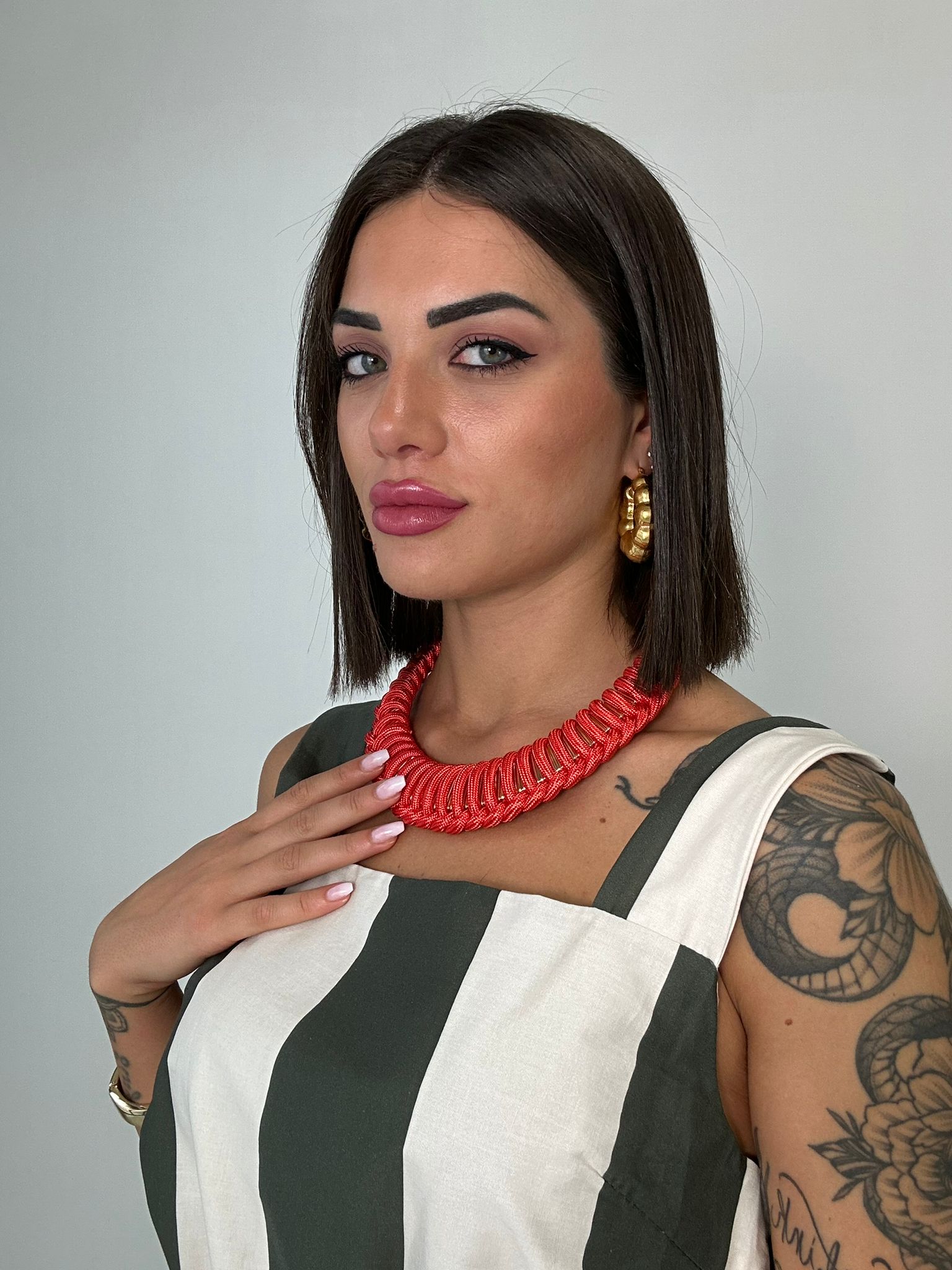 Choker Halskette - Orange