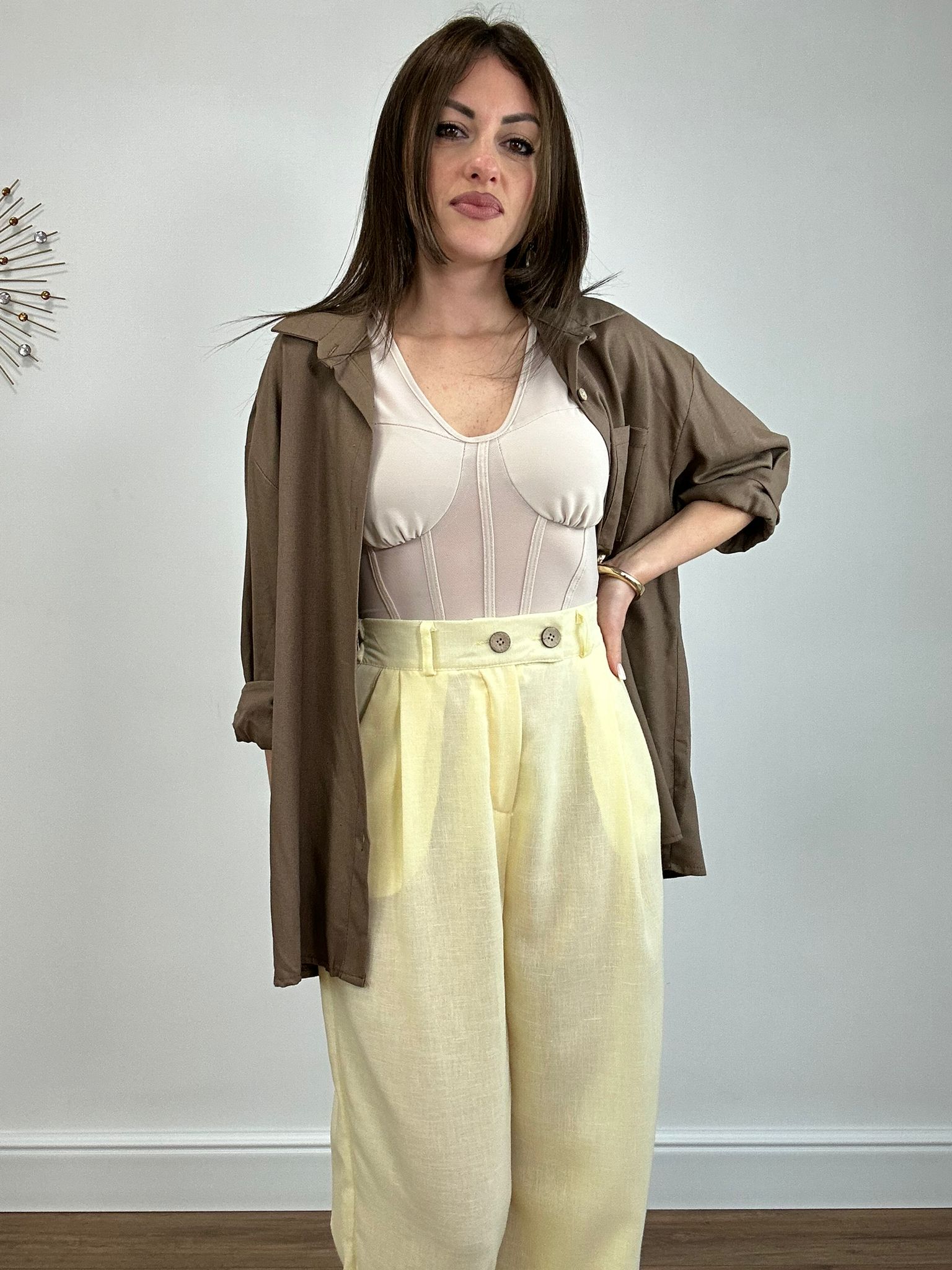 Pantalone 5845 - Giallo