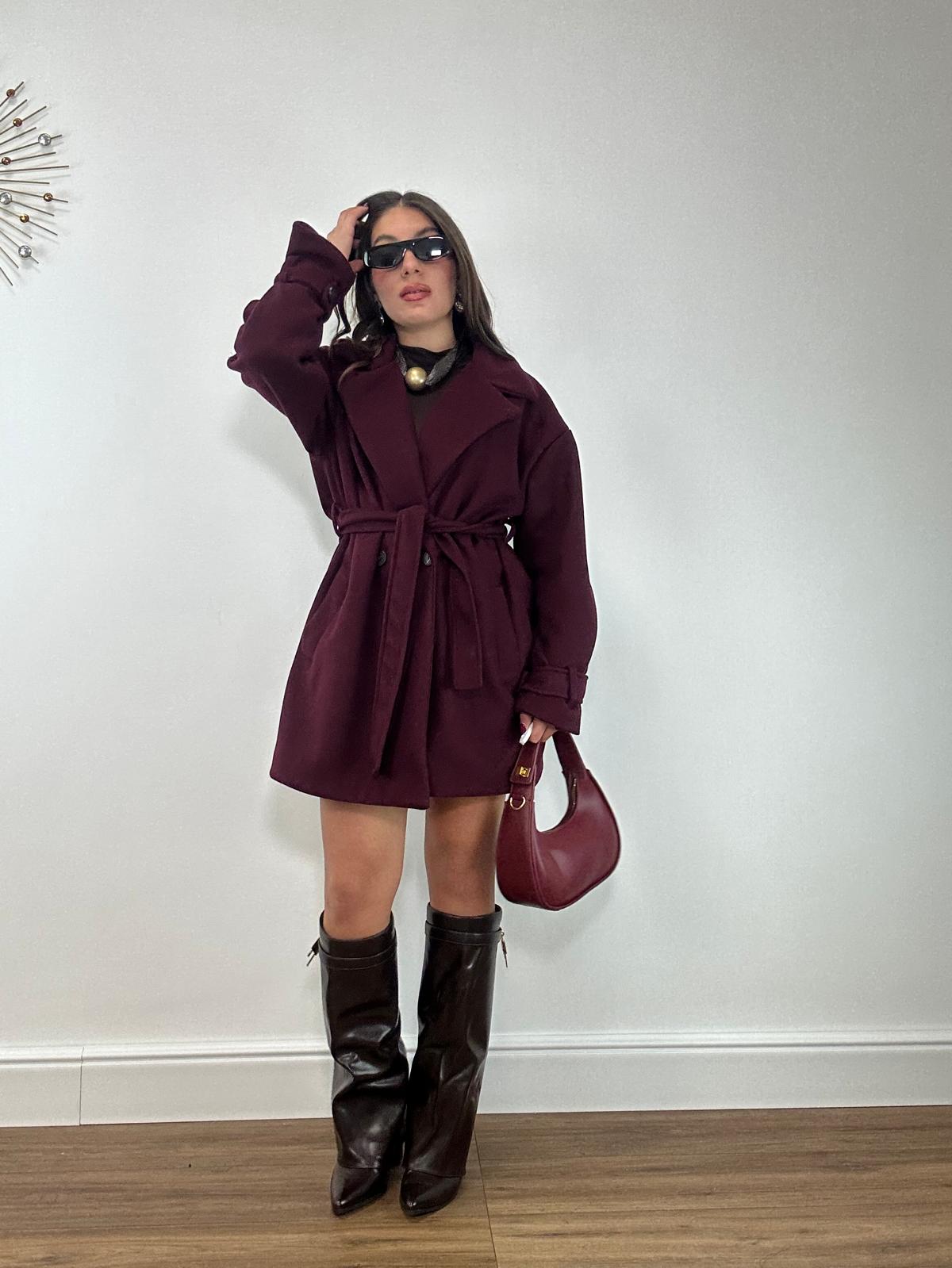 Cappotto M13381 - Bordeaux
