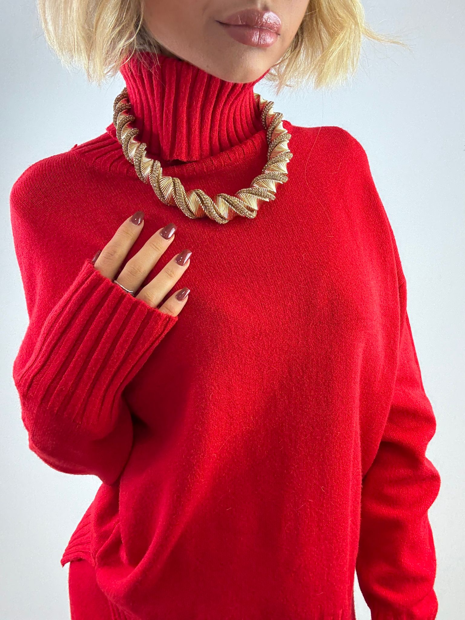 Collana intrecciata - Oro