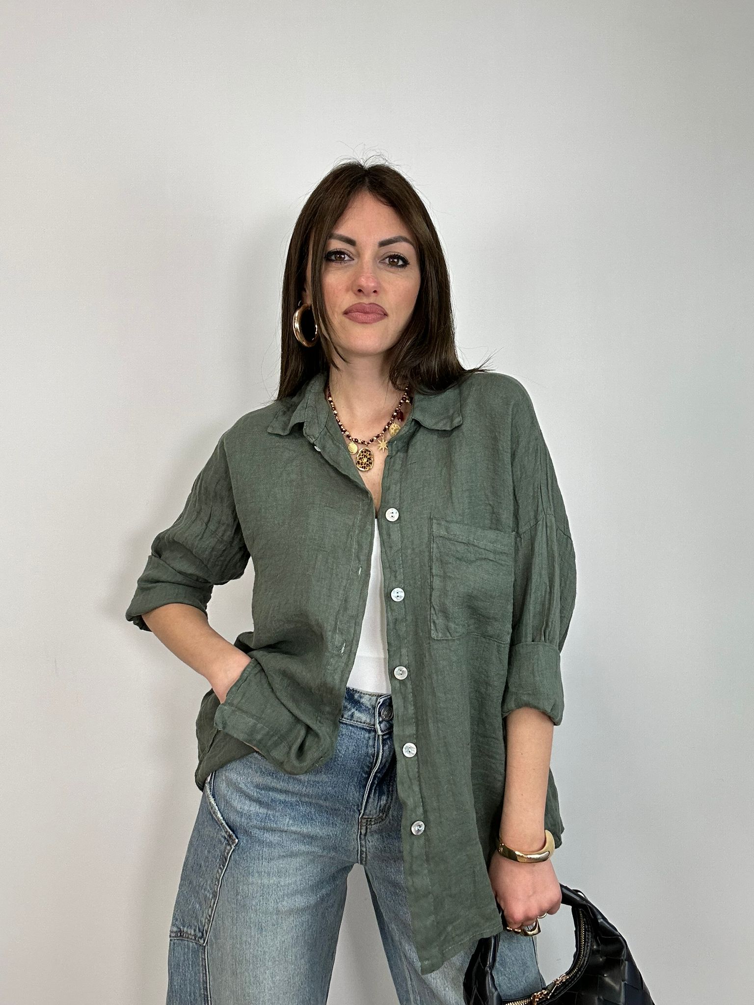 Camicia 25135 - Verde