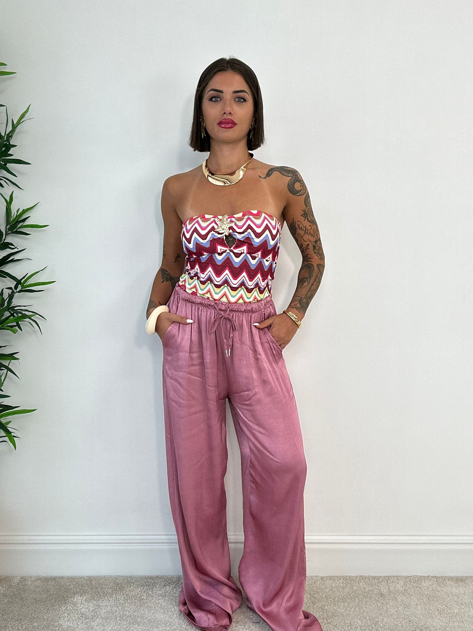 Pantalone Minori - Rosa Scuro