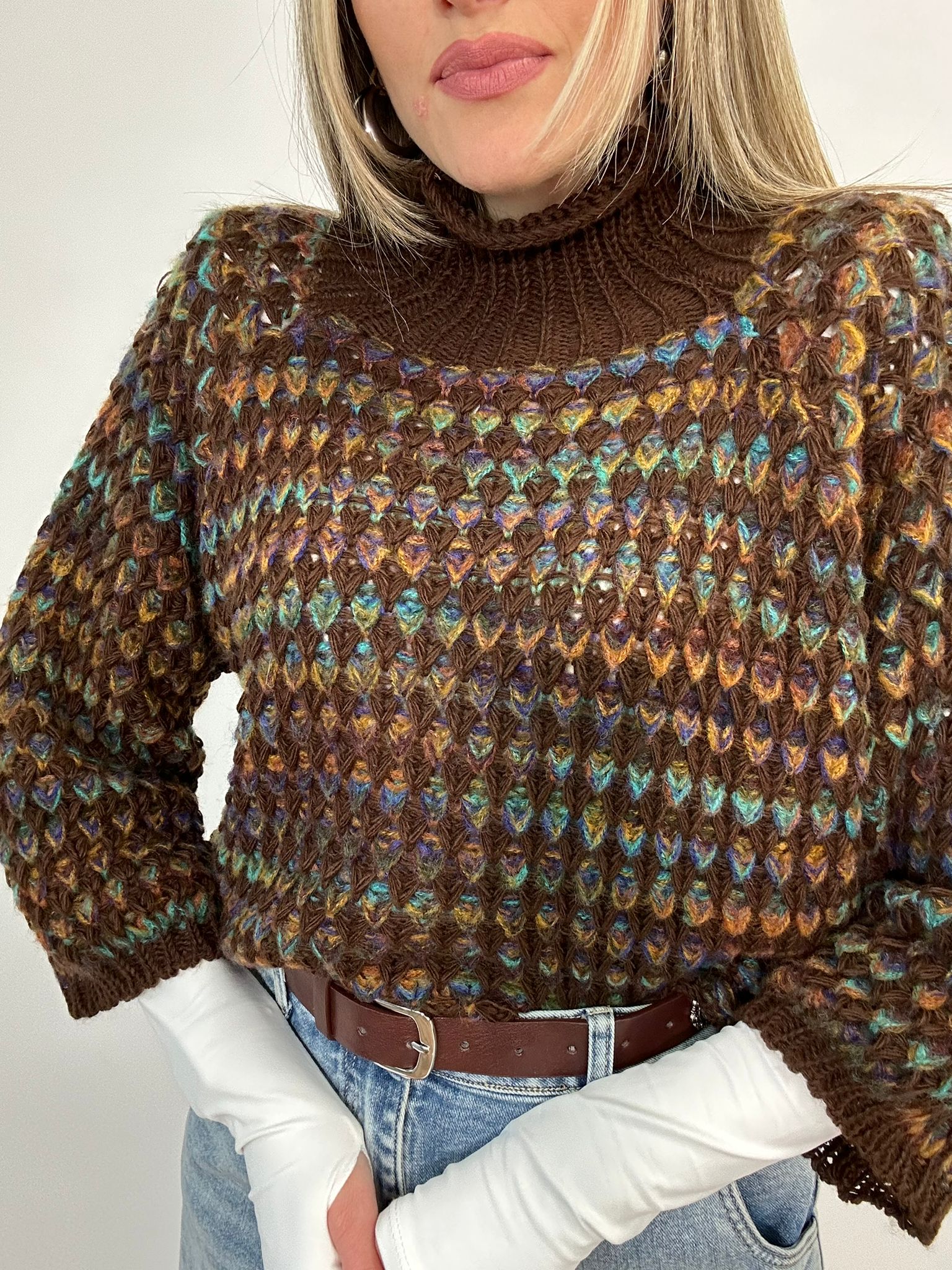 Maglione 137 - Fondo Marrone