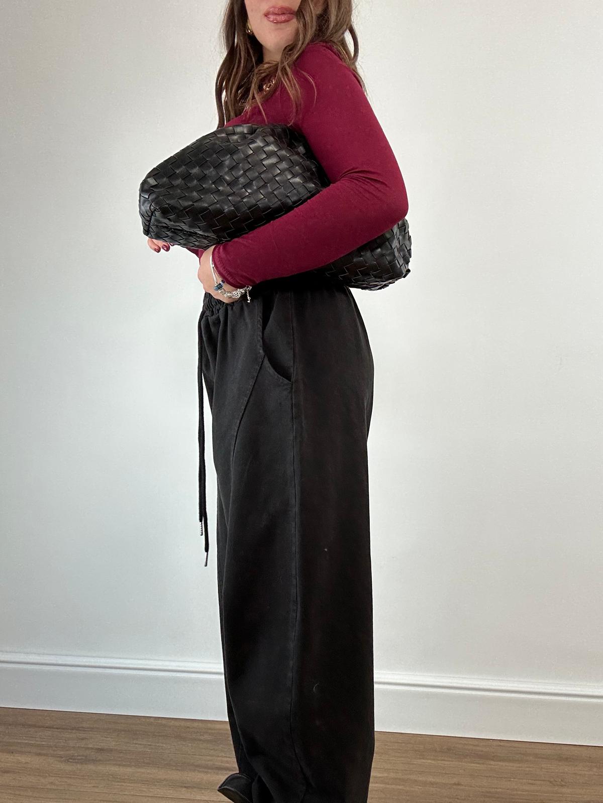 Pantalone in Denim Mar66678 - Nero