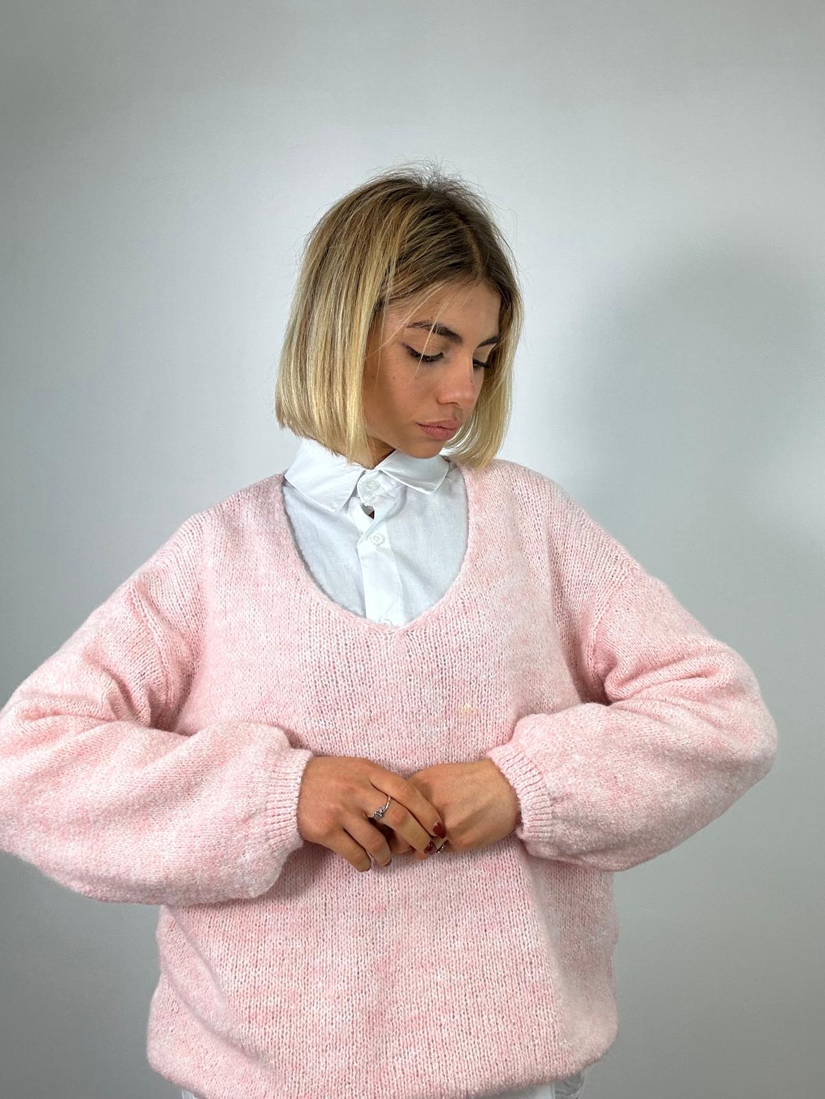Maglione A2433 - Rosa