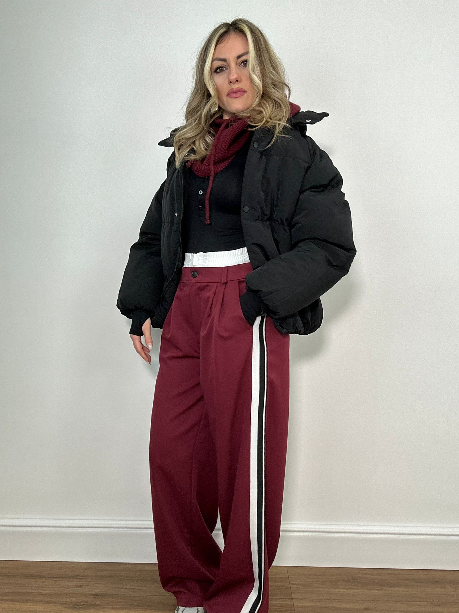 Pantalone 6081 -3 - Bordeaux