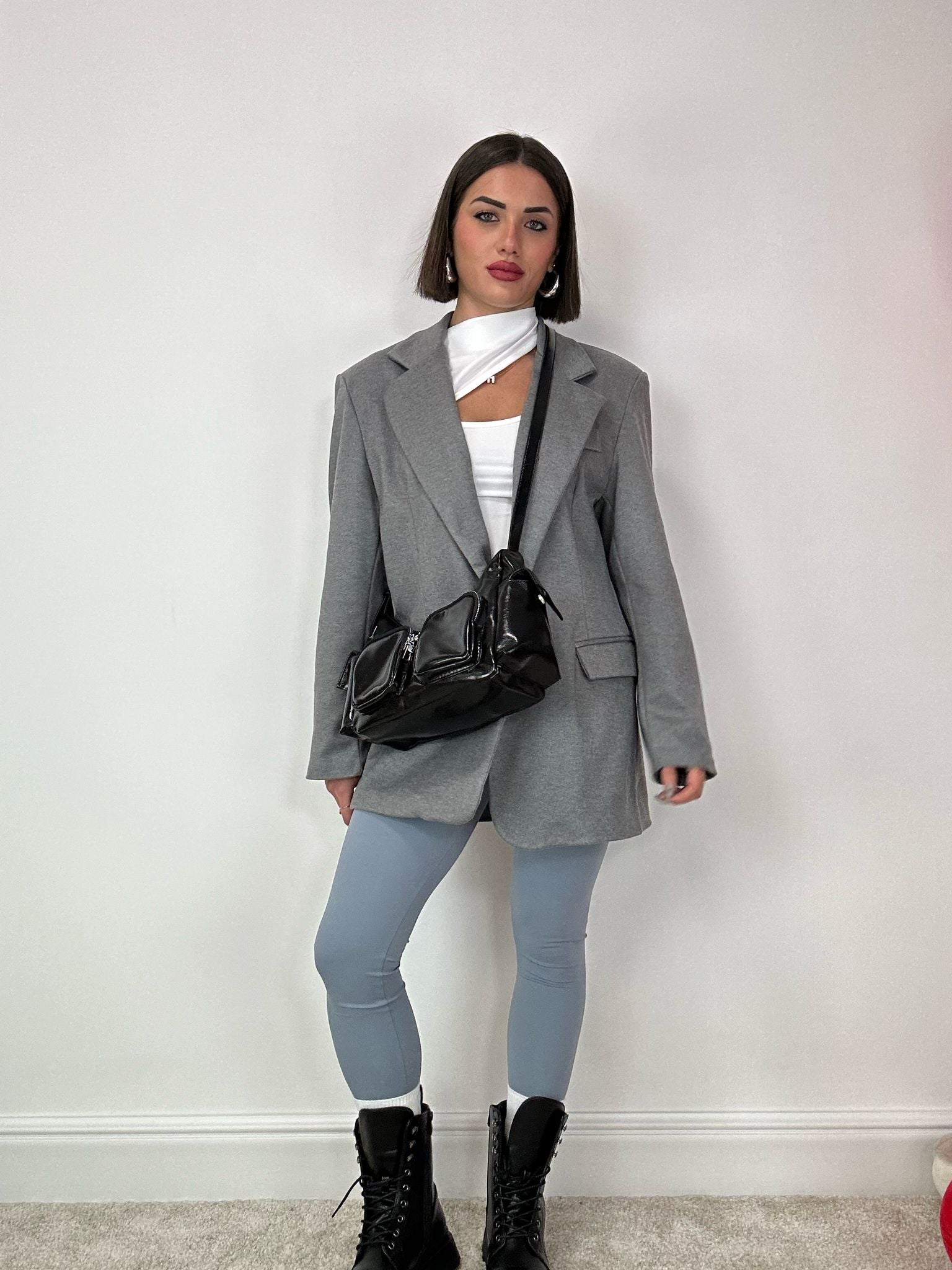Formende Leggings - Puderblau
