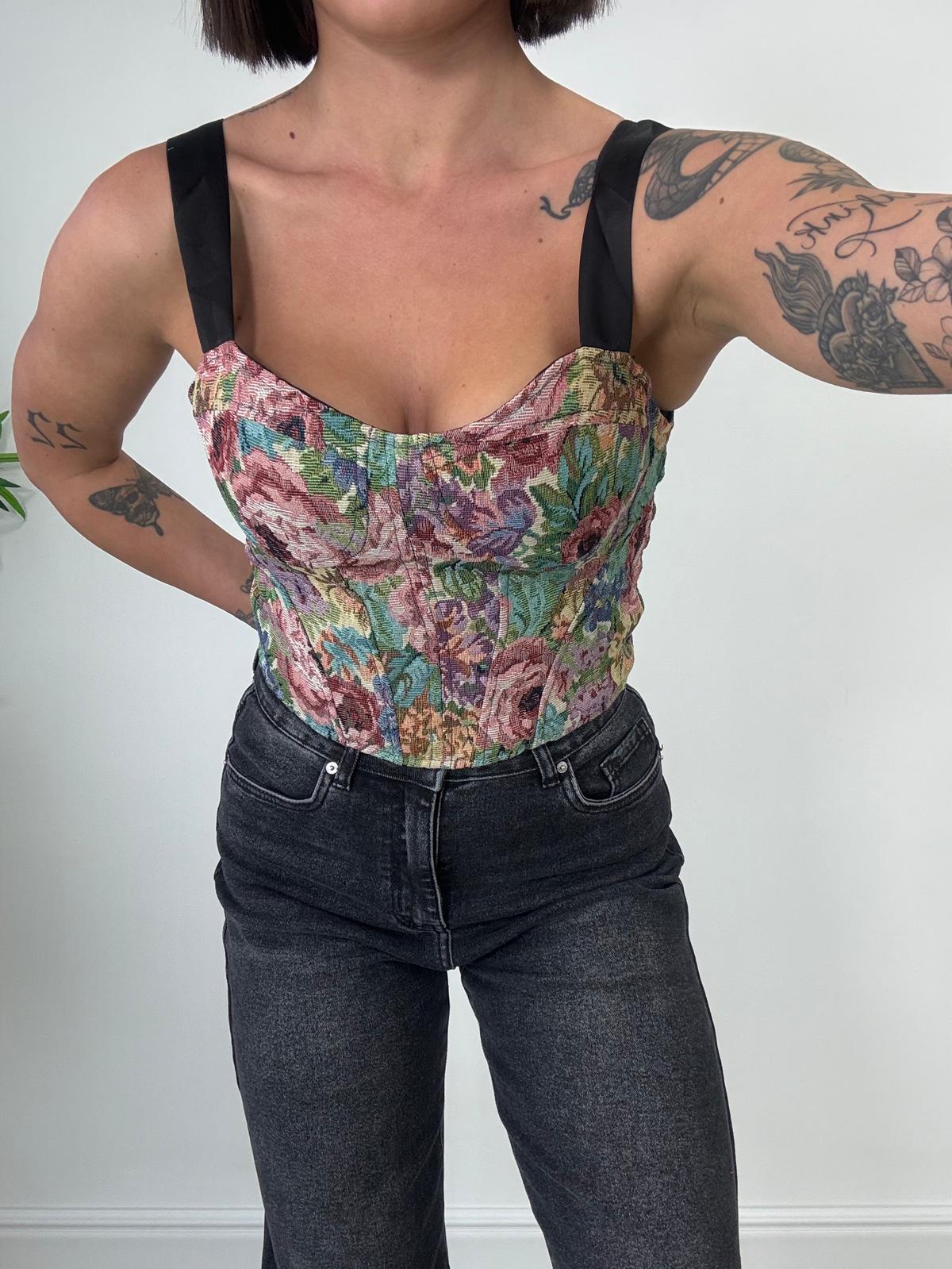 Top a Corpetto - Multicolor