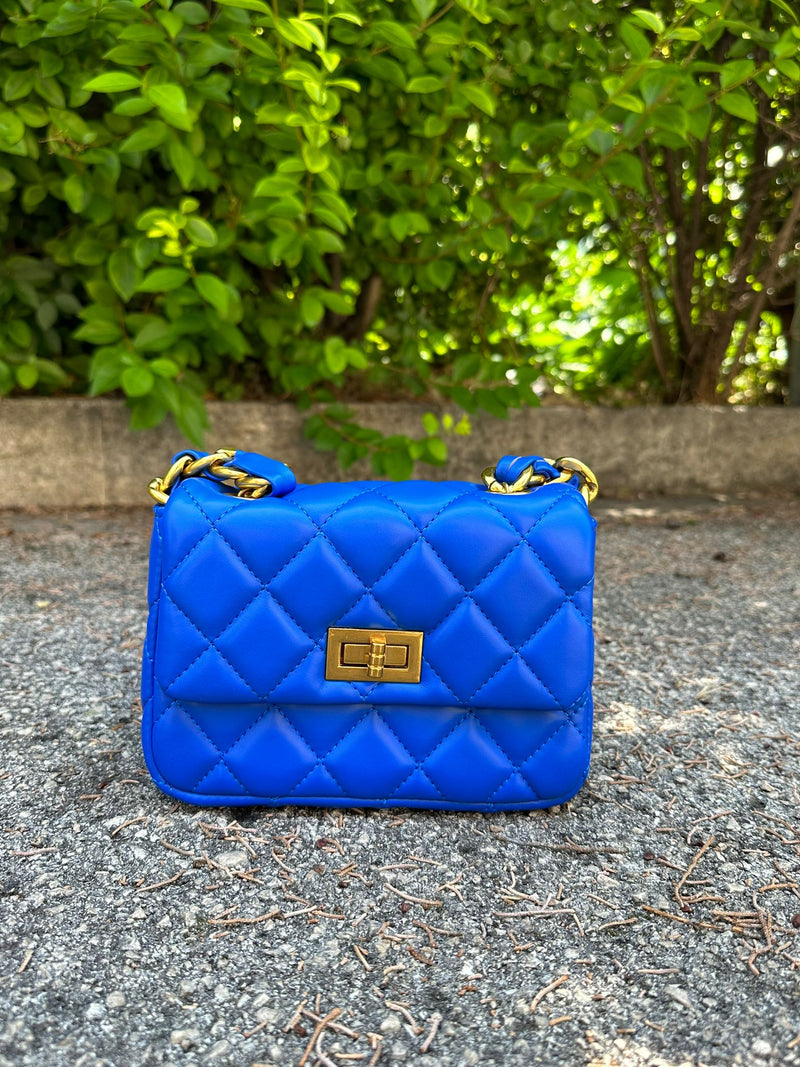 Mini-Ketty-Clutch – Blau