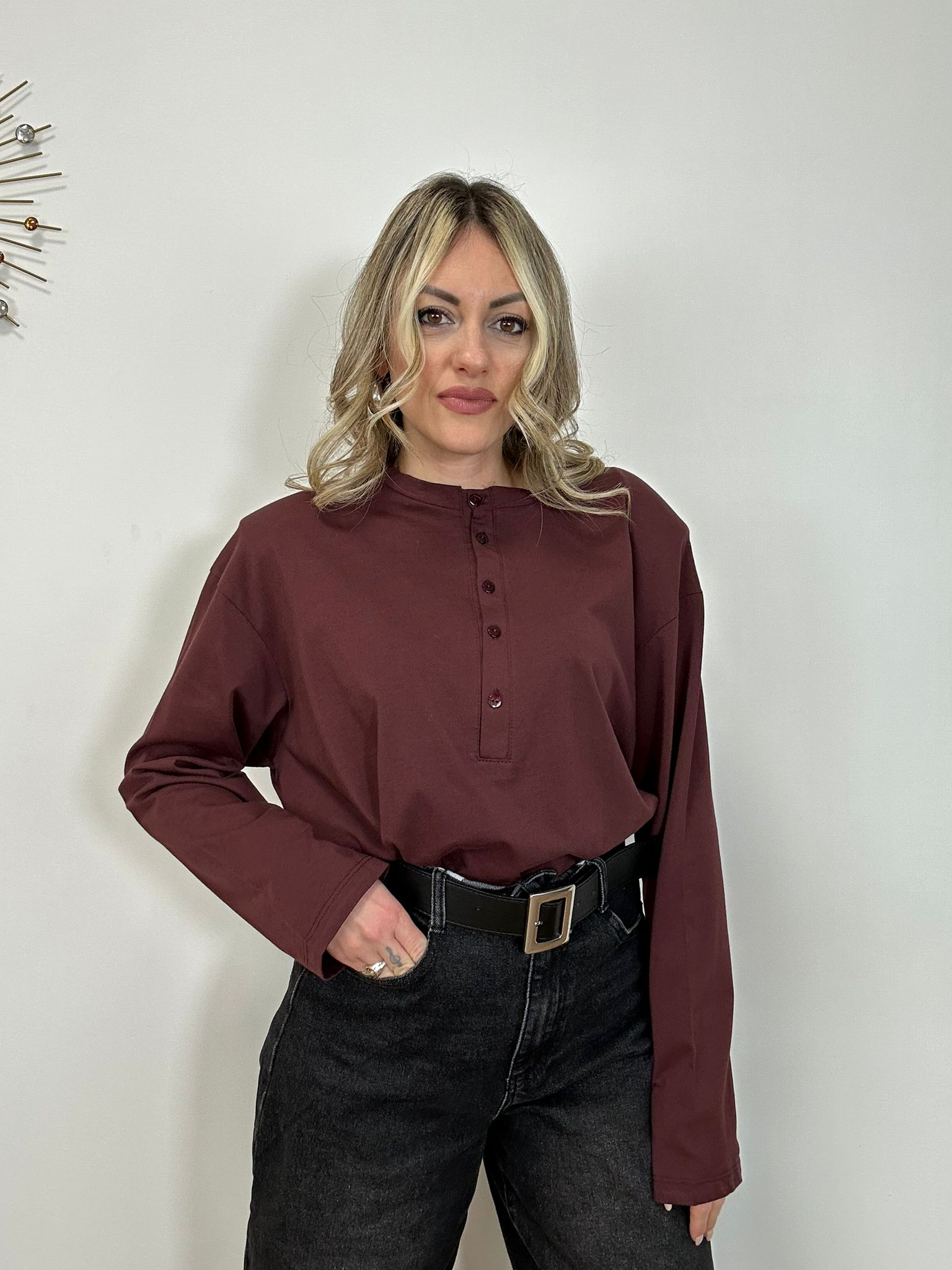 Maglia 3222 - Bordeaux