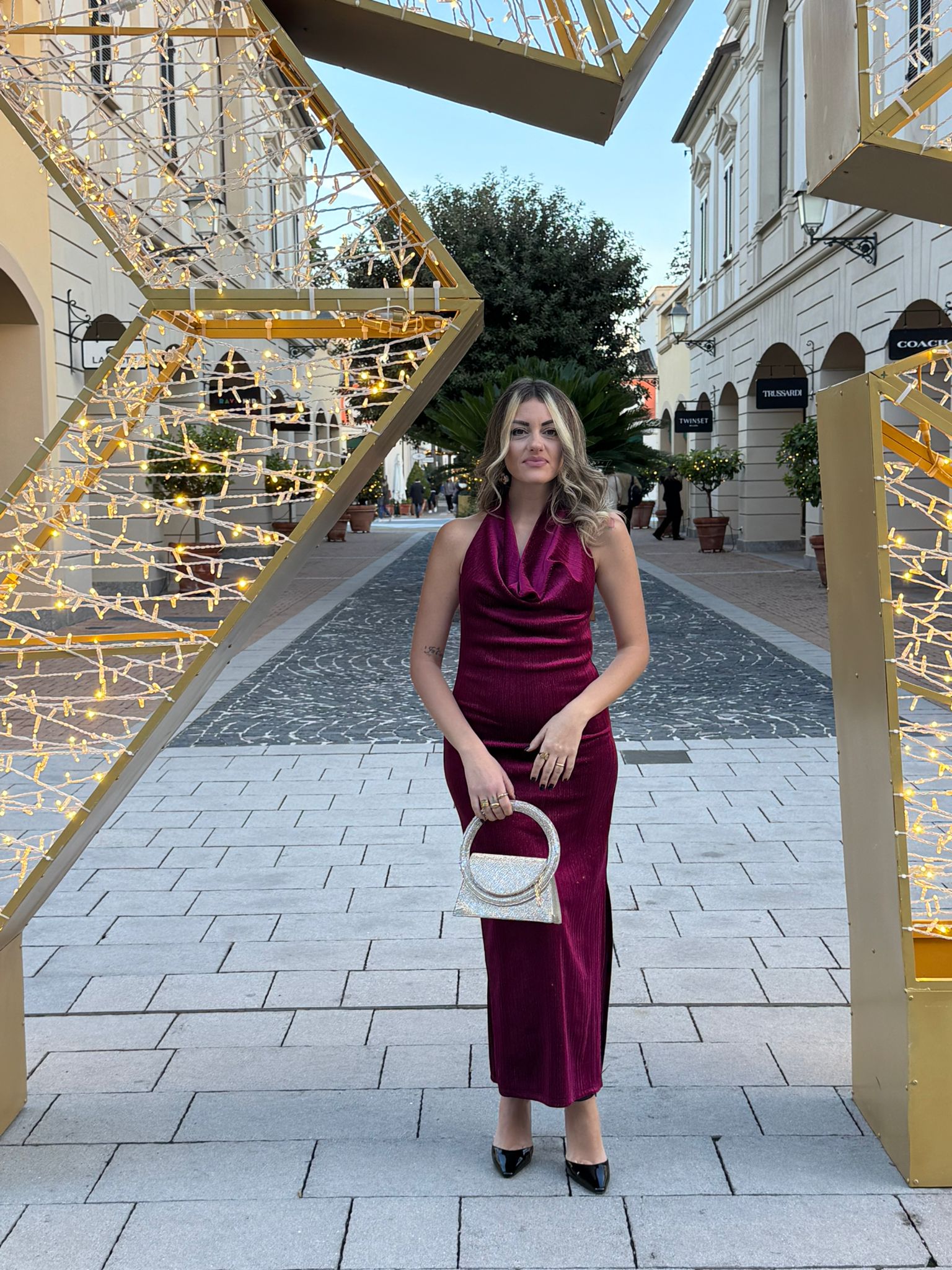 Abito KK12412 - Bordeaux